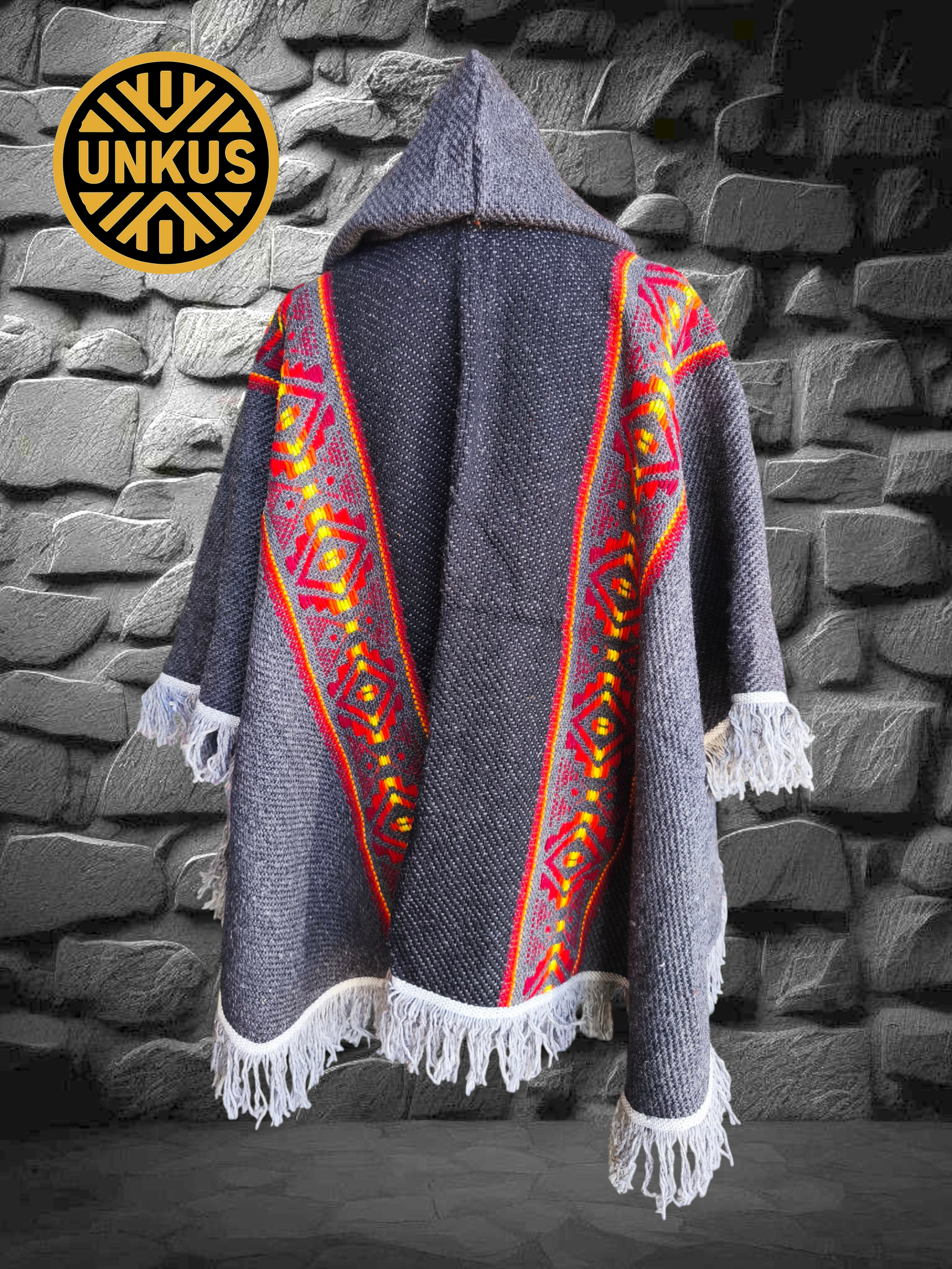 Ruana marengo 100% lana natural