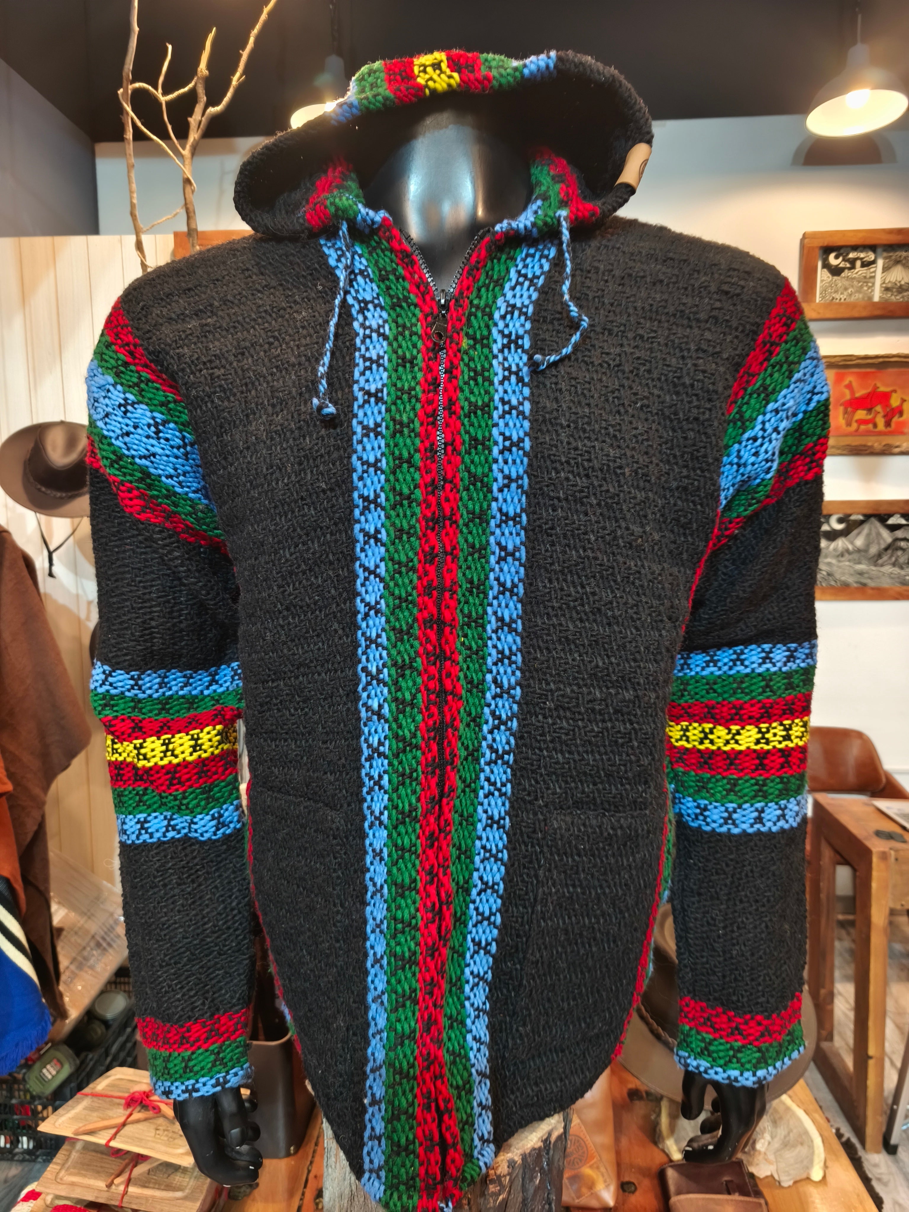 Chaleco cordillera 100% lana natural - Alma rasta