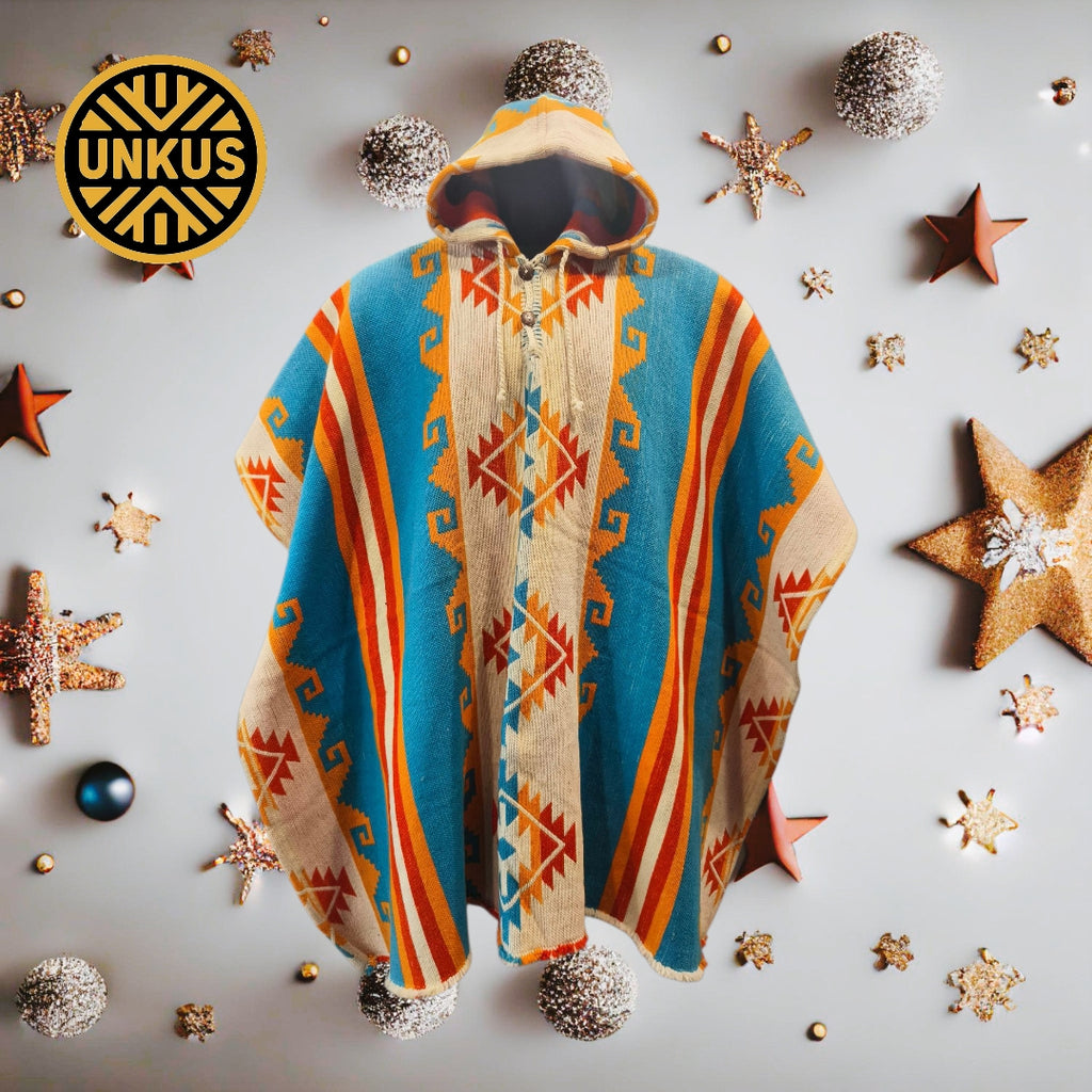 Poncho premium MAYA con capucha
