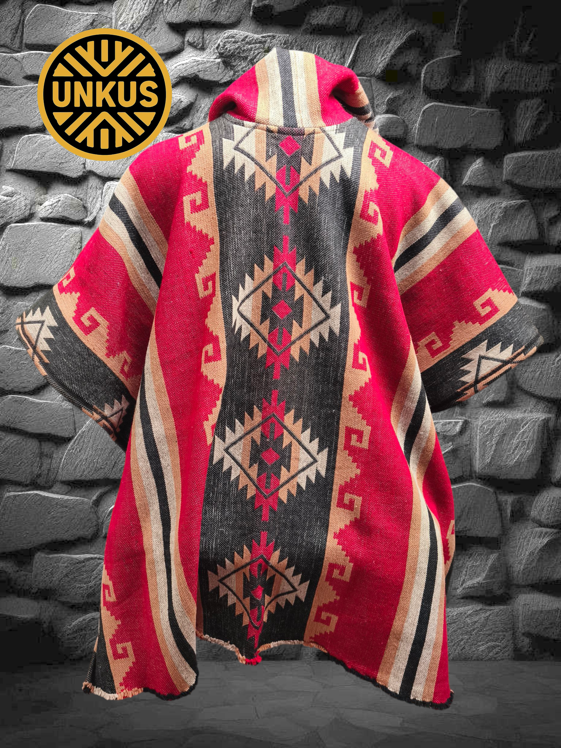 Poncho premium OLMECA con capucha