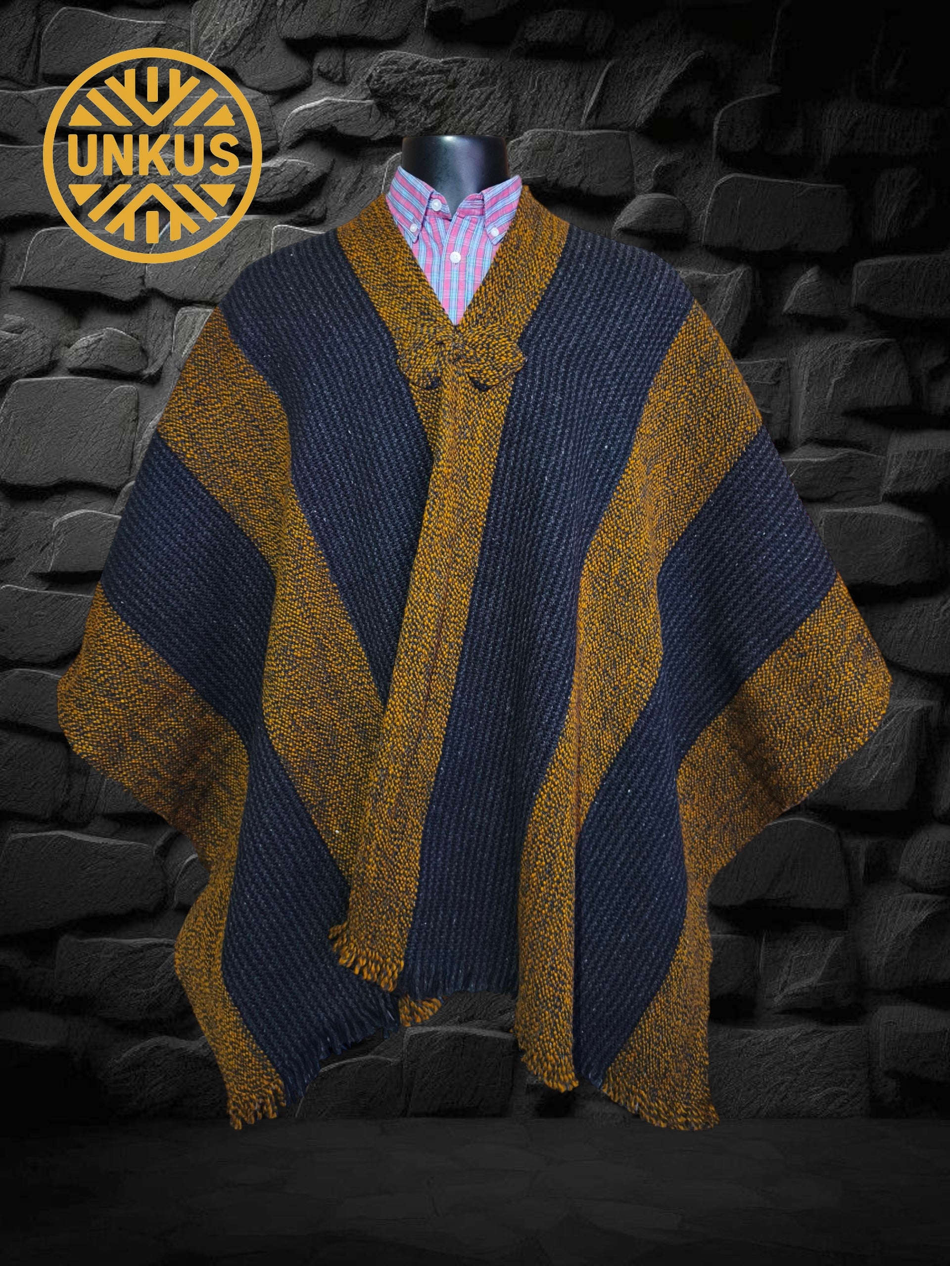 Poncho tradicional sin gorro