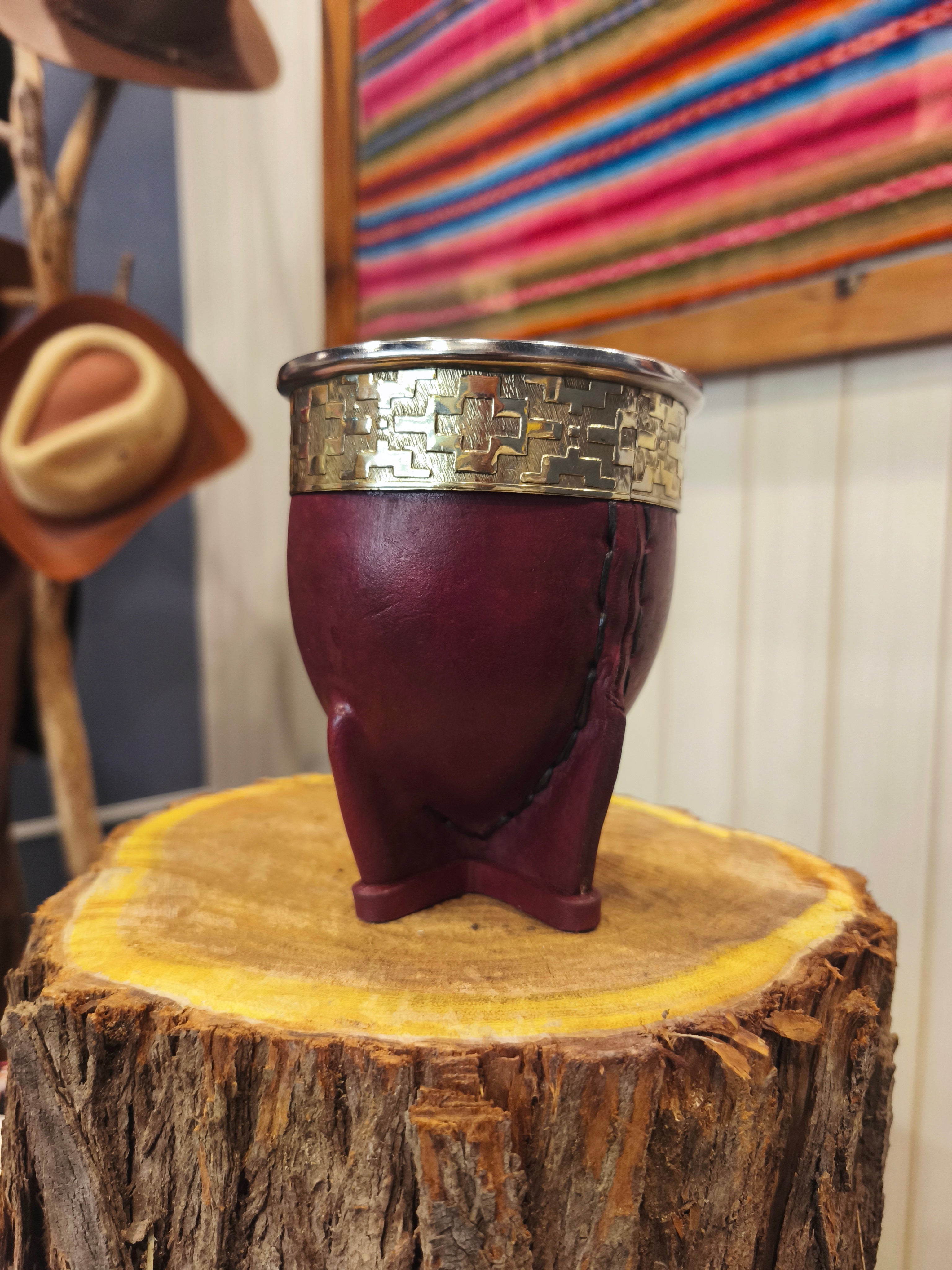 Mate imperial premium (calabaza/cuero)