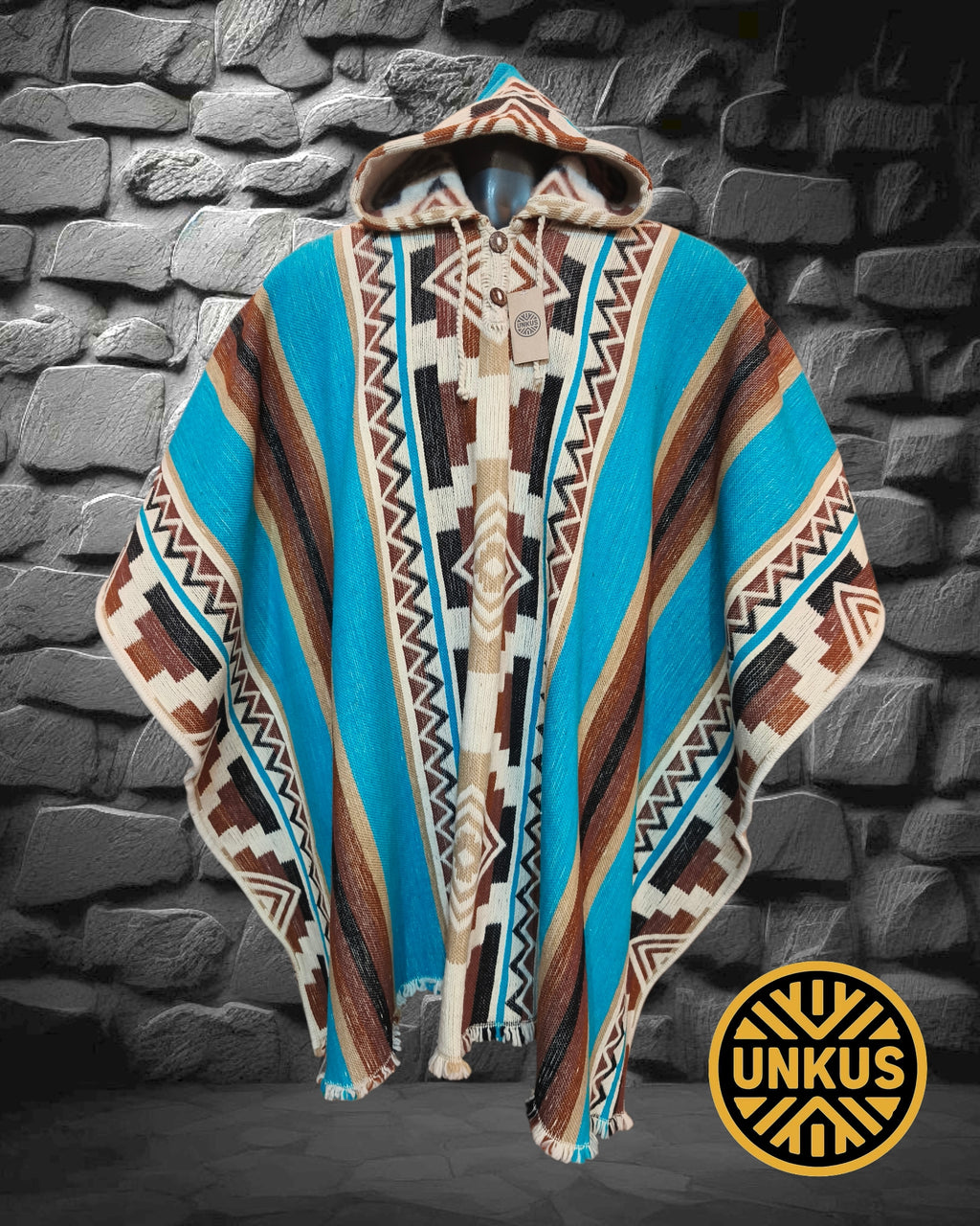 Poncho premium KARIB con capucha (varios colores)