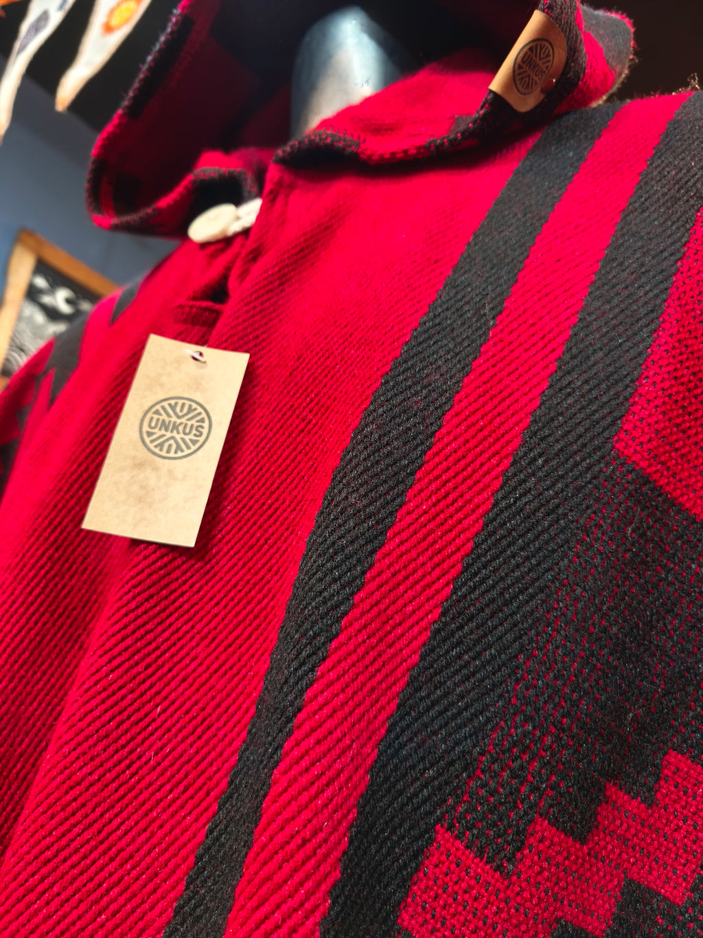 Poncho Kelü - Colección mapuche