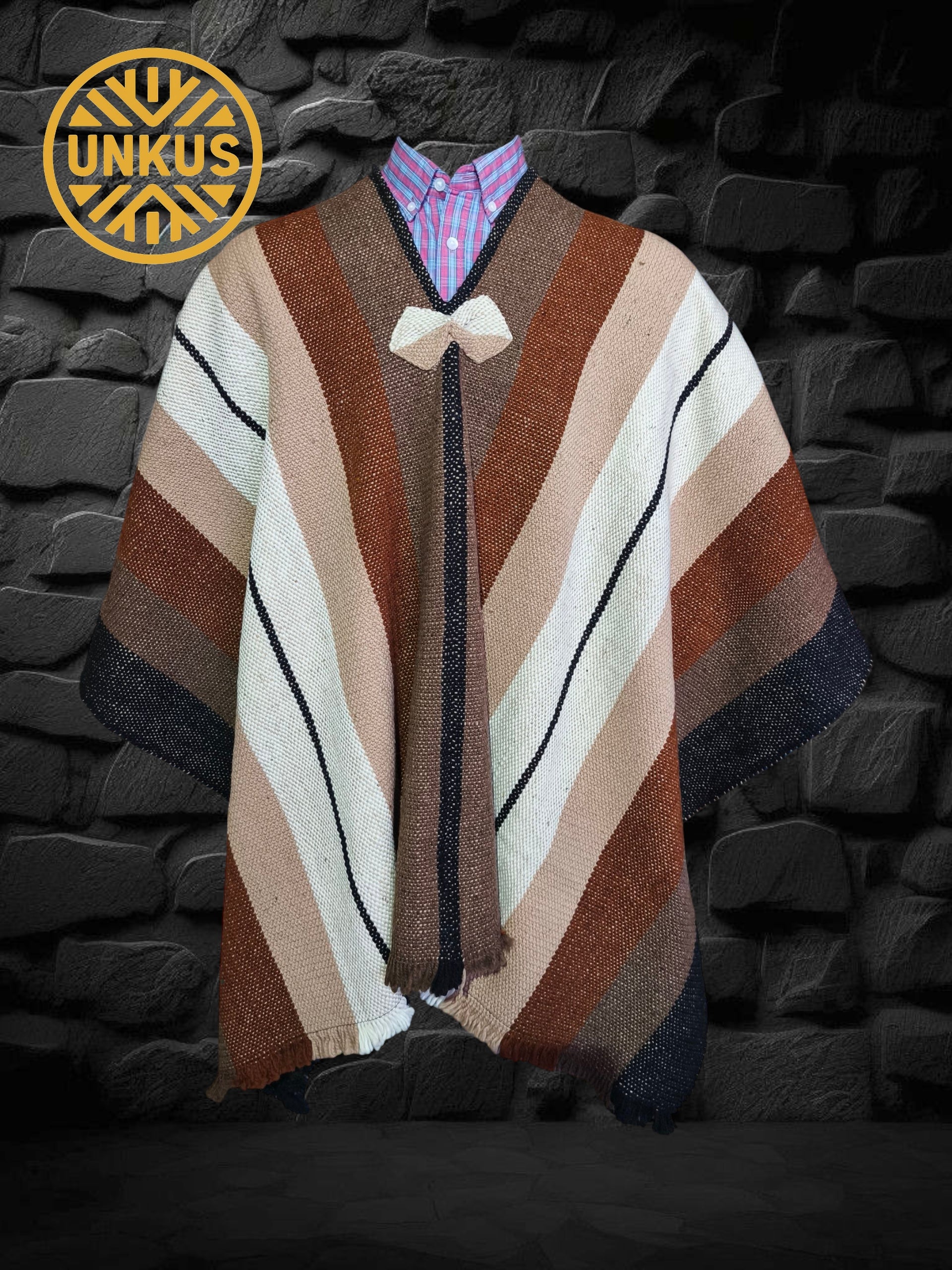 Poncho tradicional sin gorro