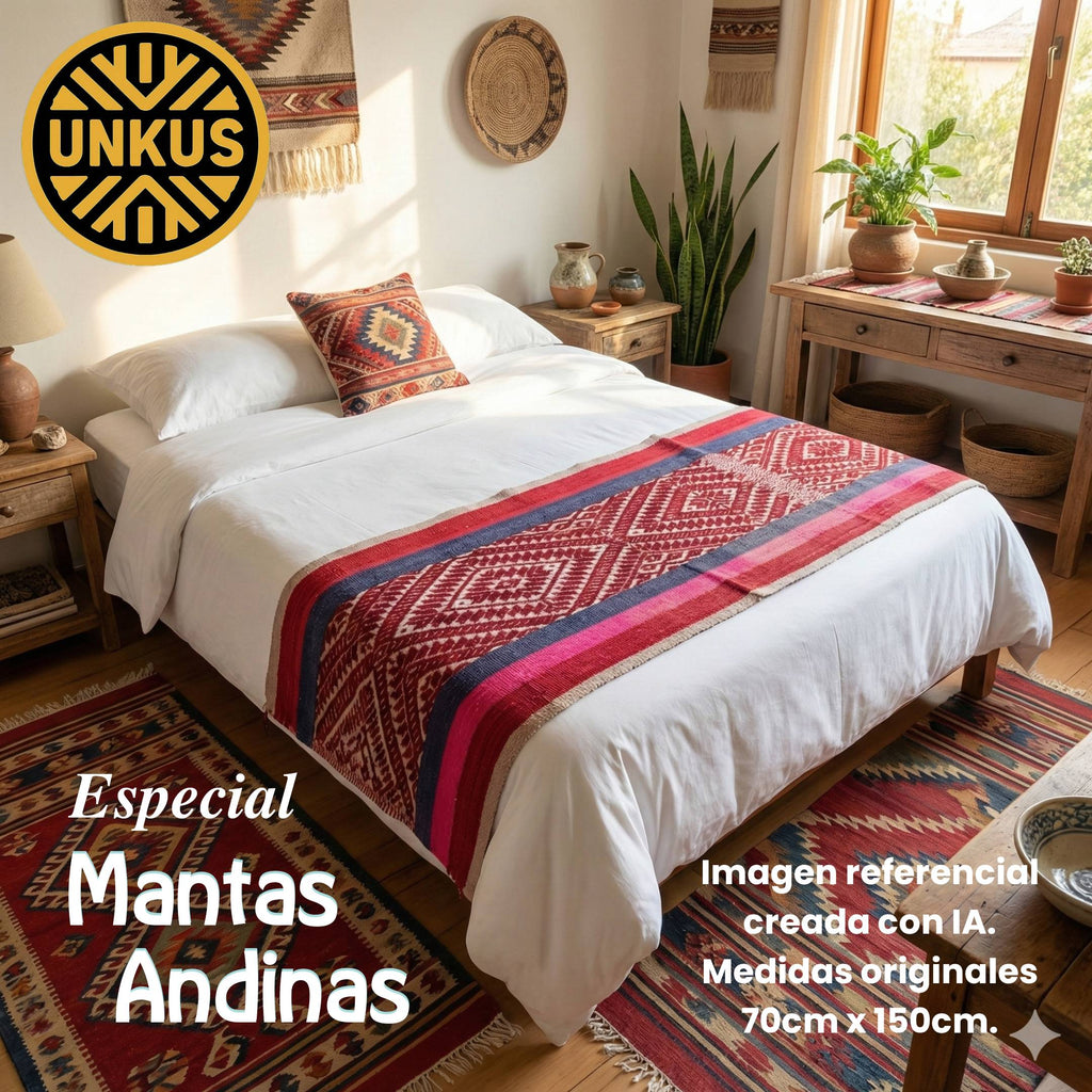Manta andina 70x150cm