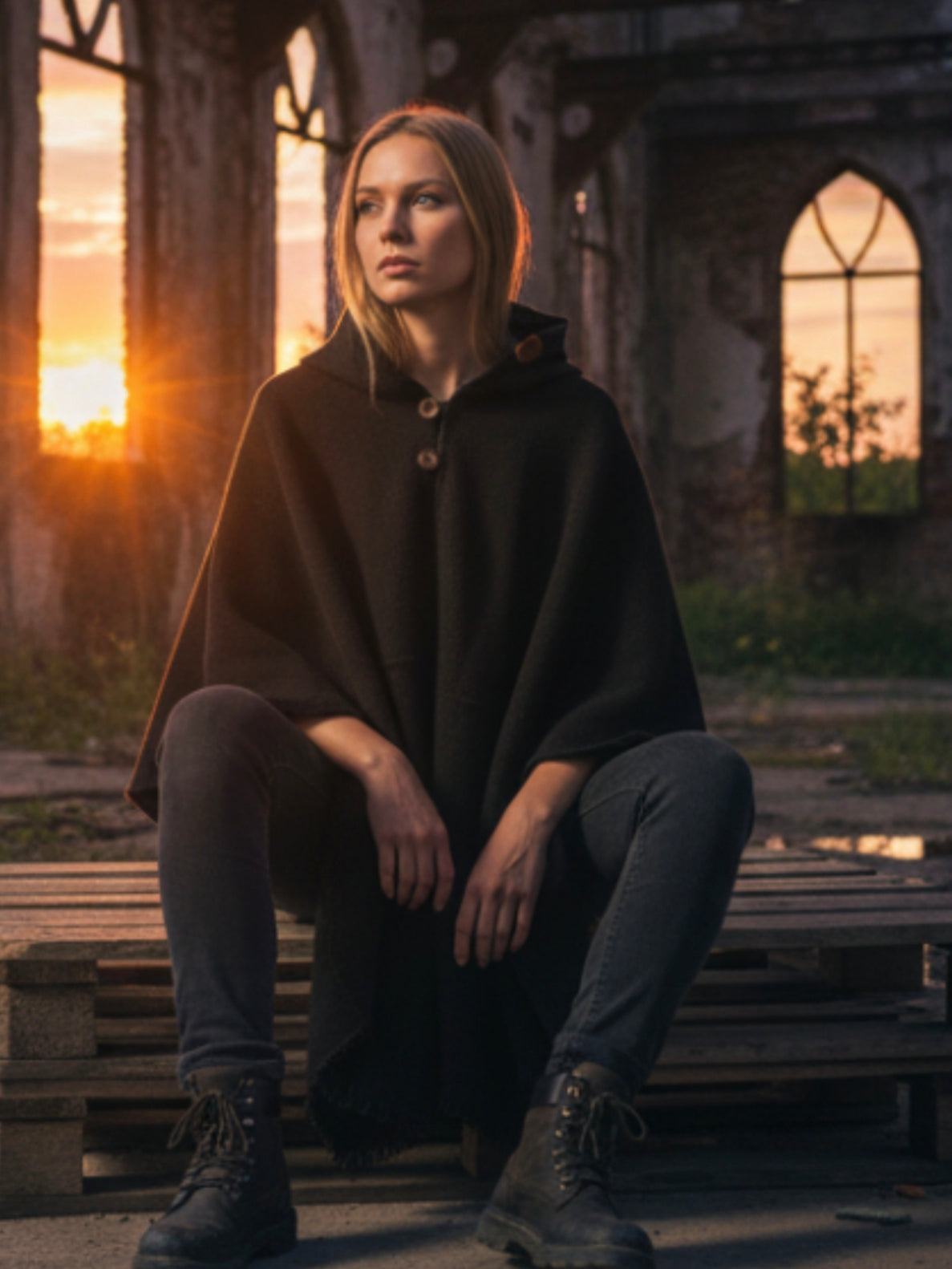 Poncho "ARRIERO" Full Black