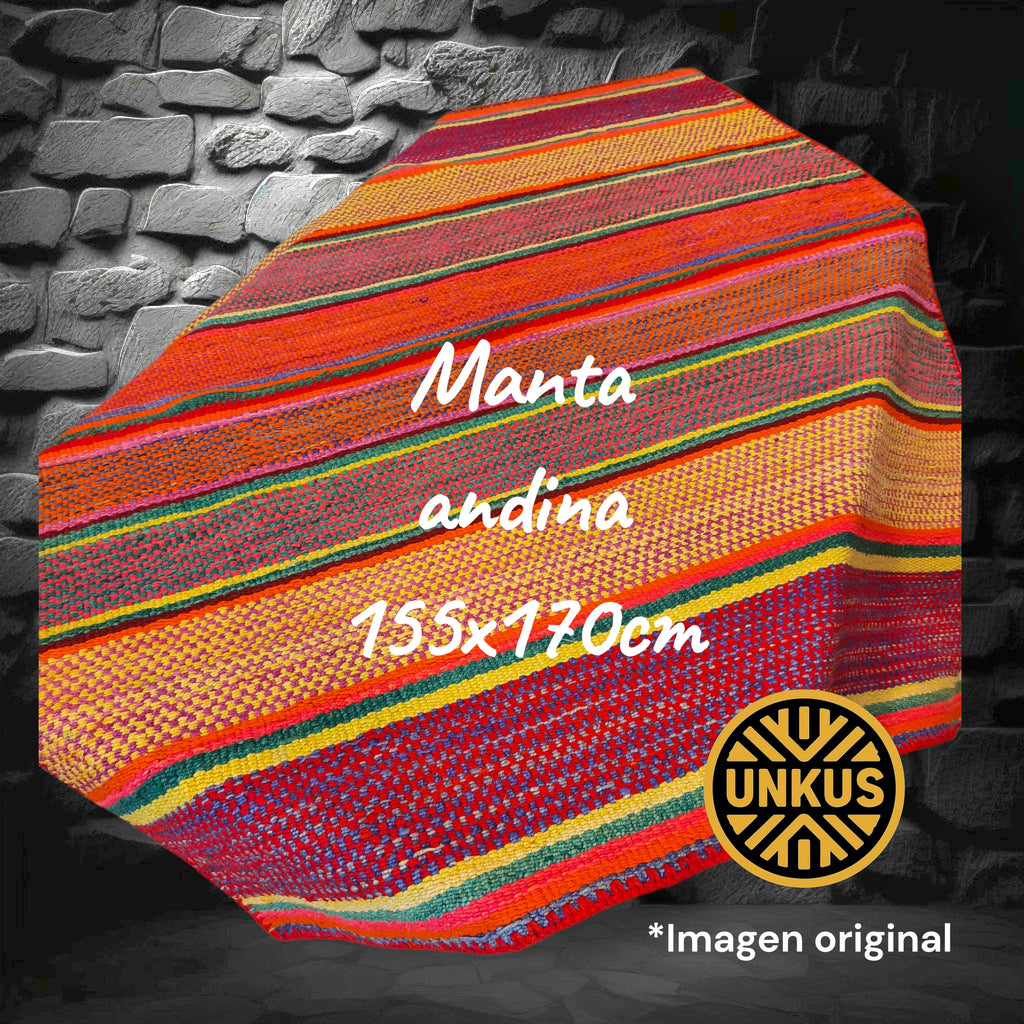 Manta andina 155x170cm