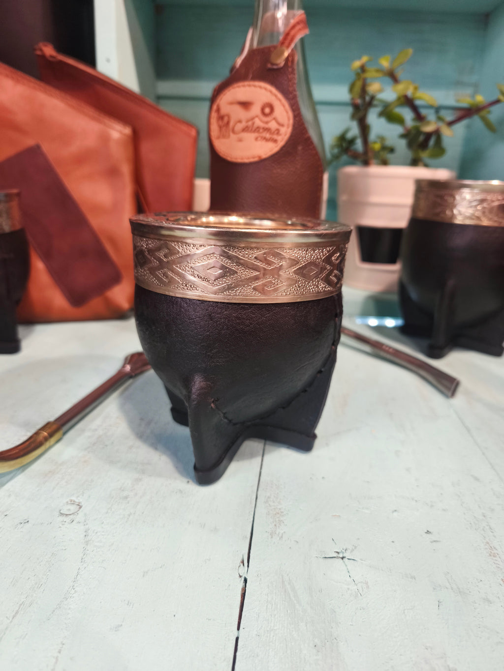 Mate imperial premium virola cincelada (calabaza)