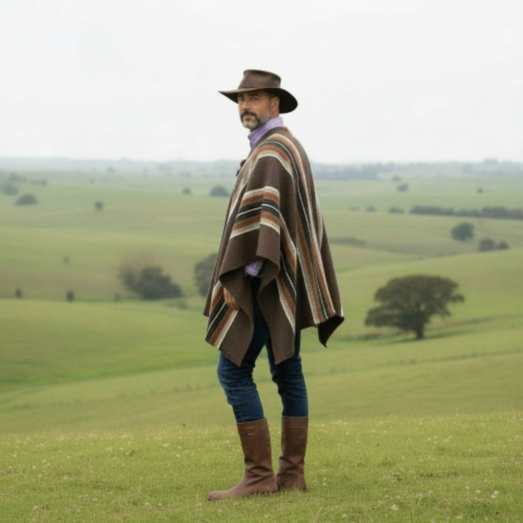 Poncho tradicional sin gorro