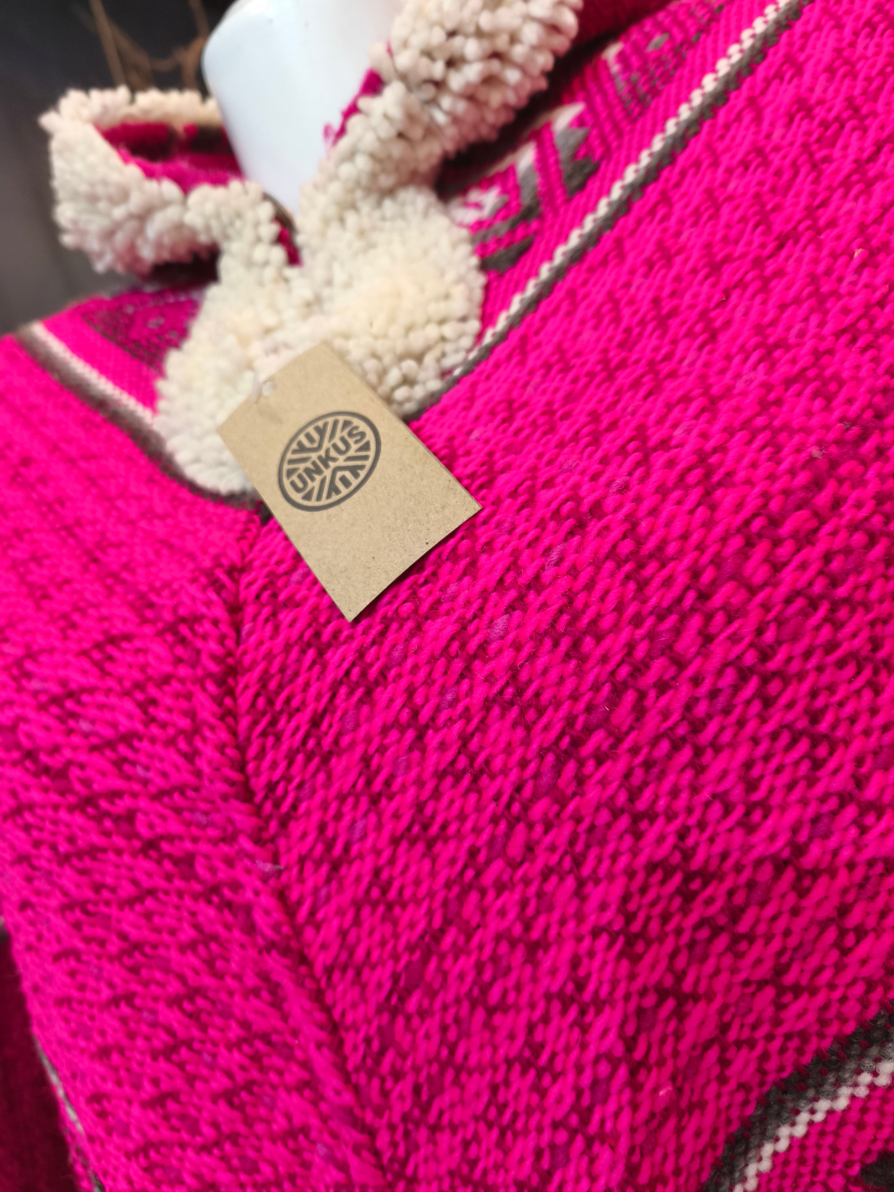 Poncho femenino 3 puntas (5 colores)