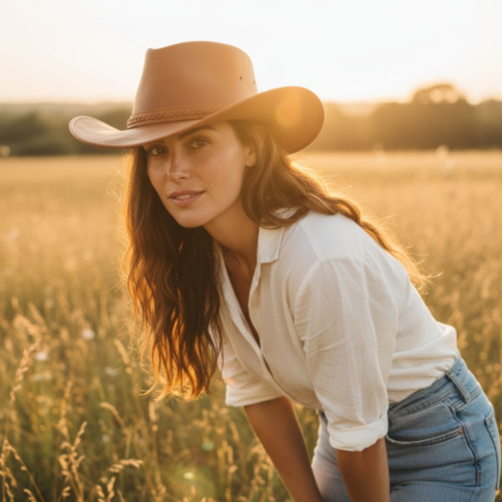 Sombrero llanero 100% cuero