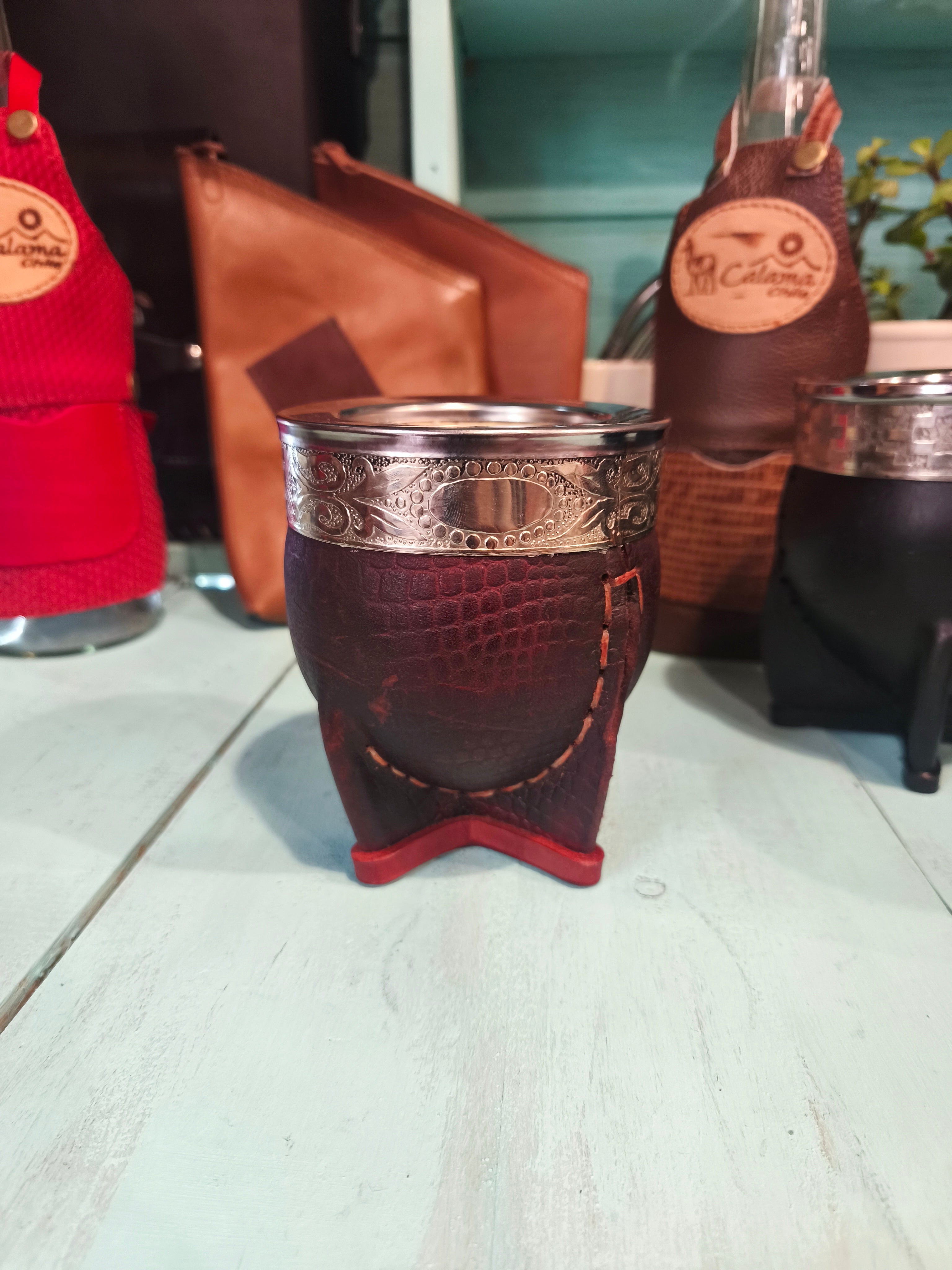 Mate imperial premium (calabaza/cuero)