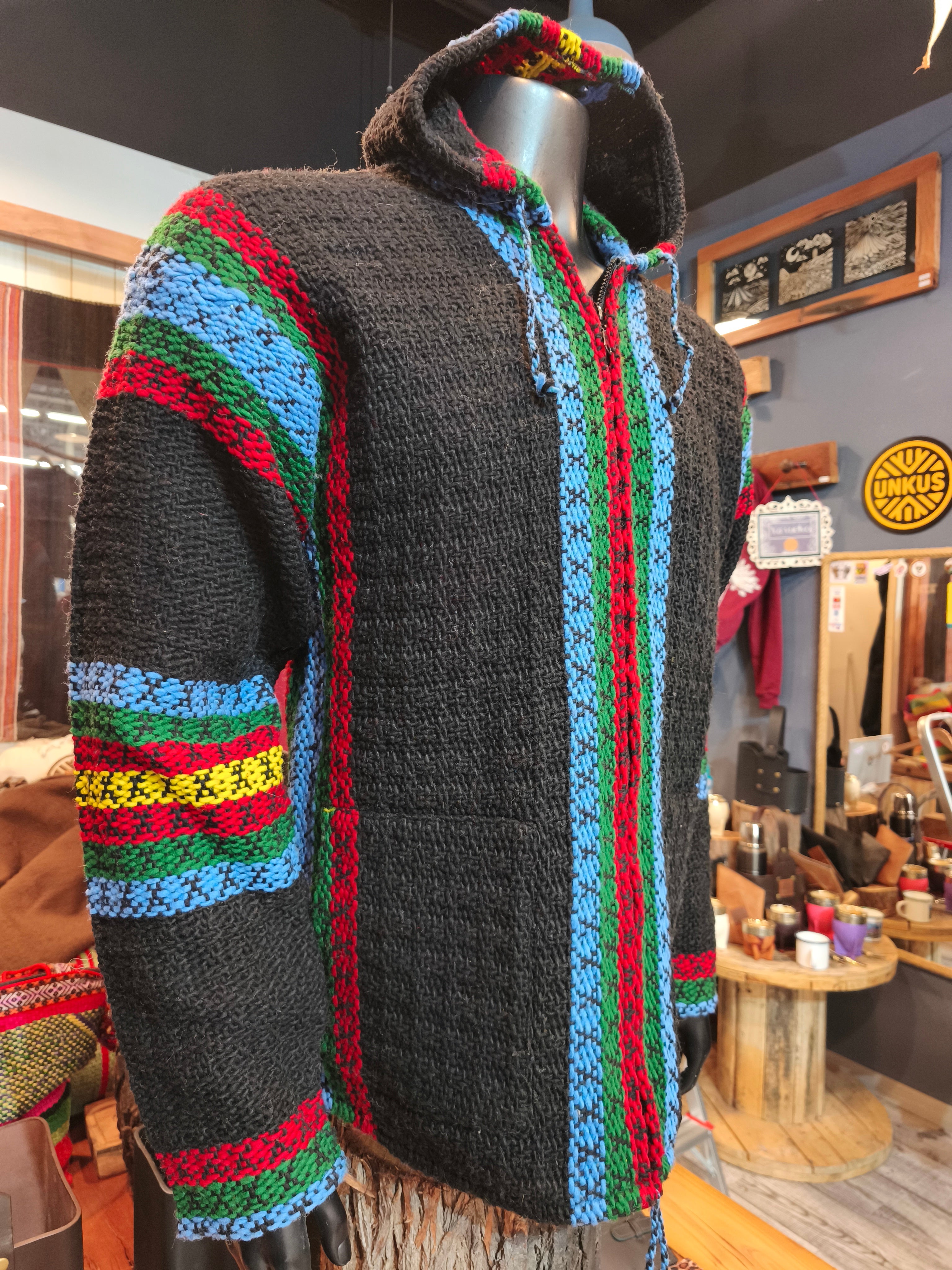 Chaleco cordillera 100% lana natural - Alma rasta