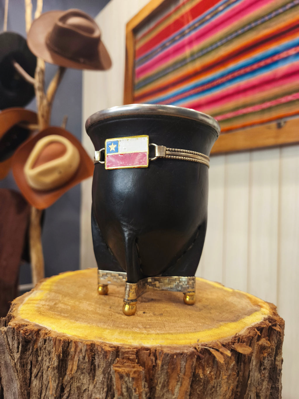 Mate camionero premium bandera chilena