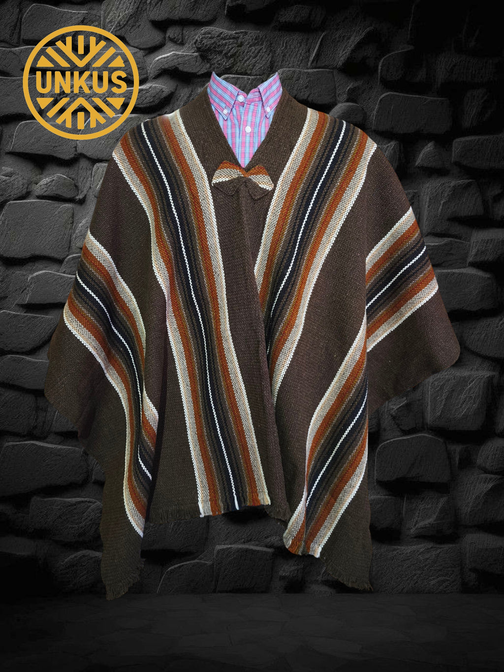 Poncho tradicional sin gorro