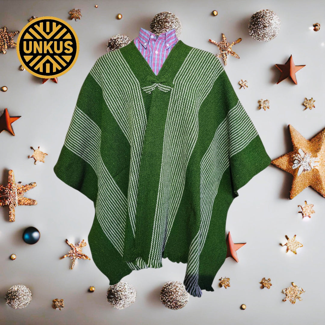 Poncho tradicional sin gorro