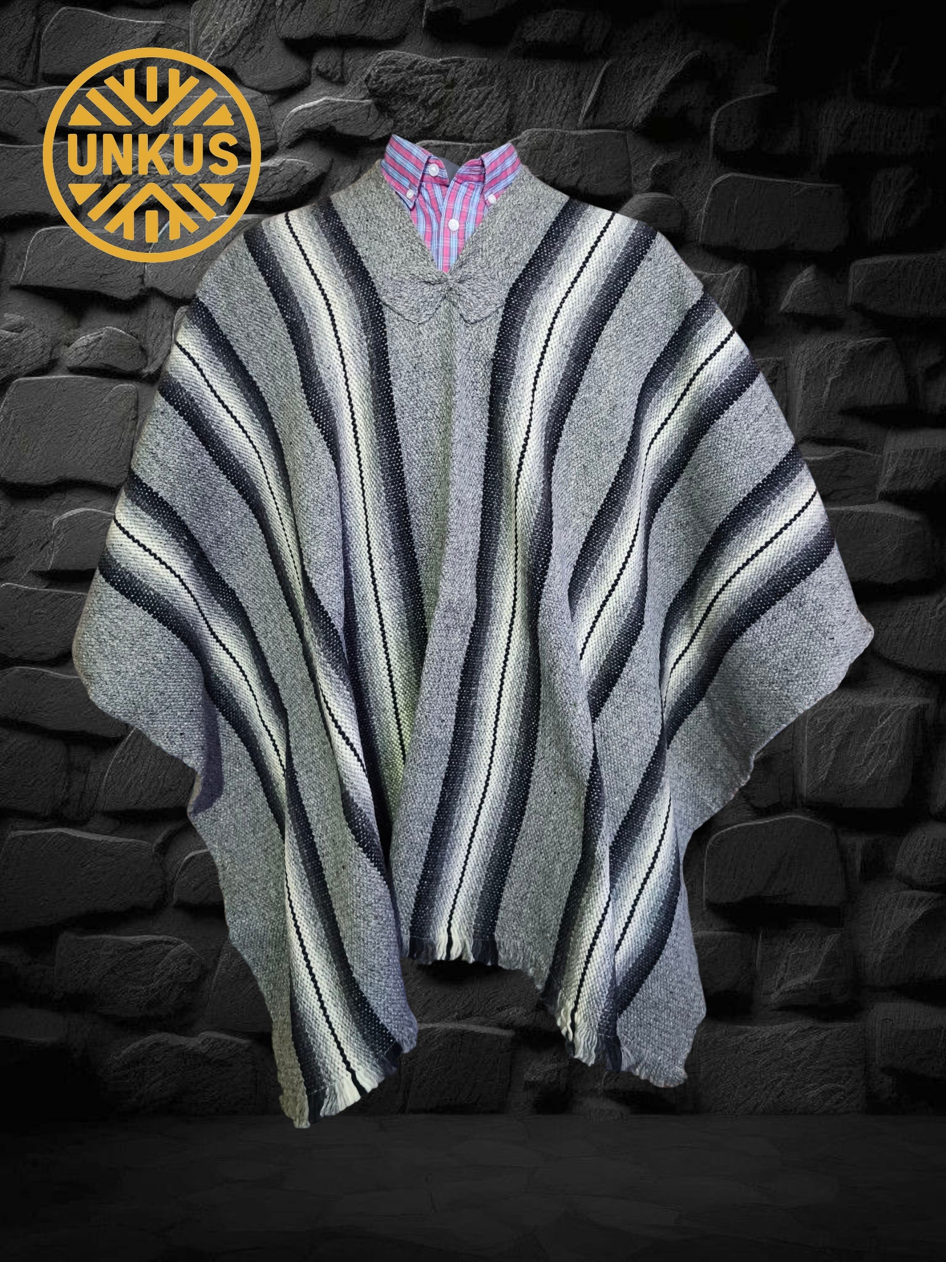 Poncho tradicional sin gorro