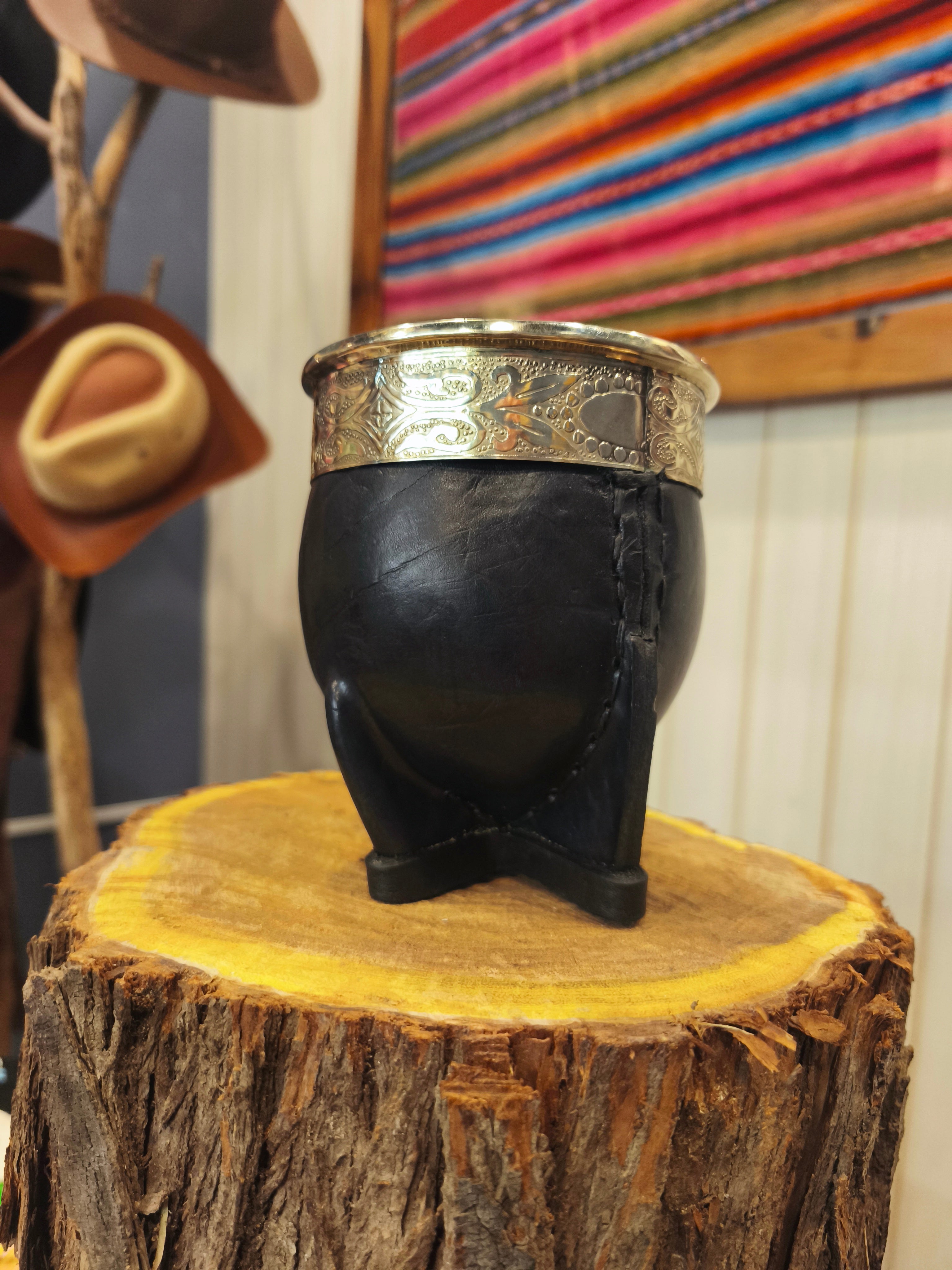 Mate imperial premium virola cincelada (calabaza)