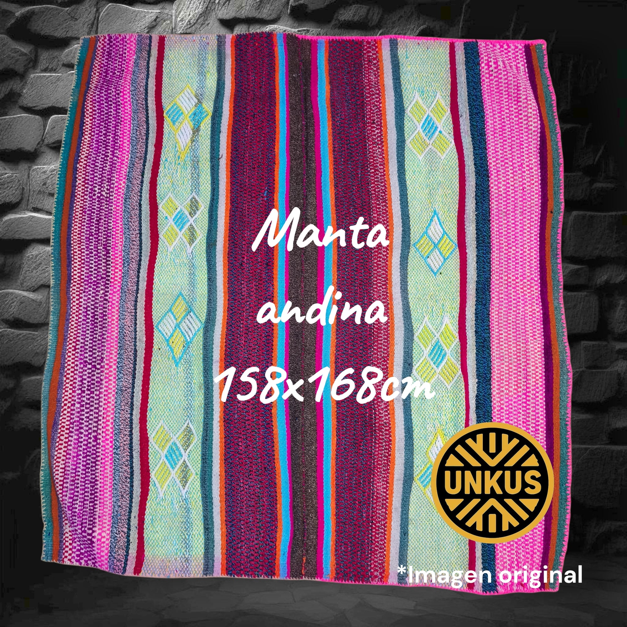 Manta andina 158x168cm