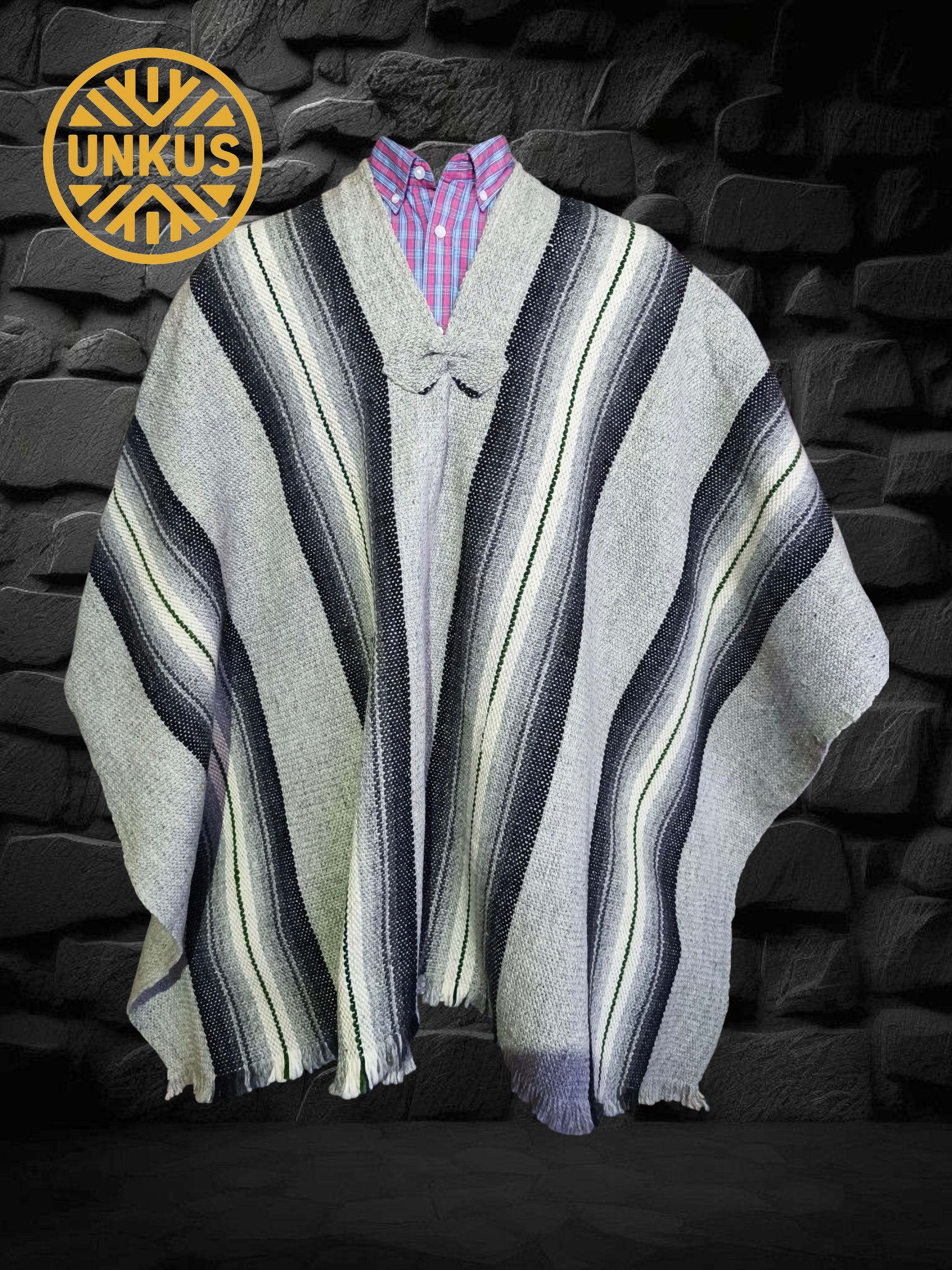 Poncho tradicional sin gorro
