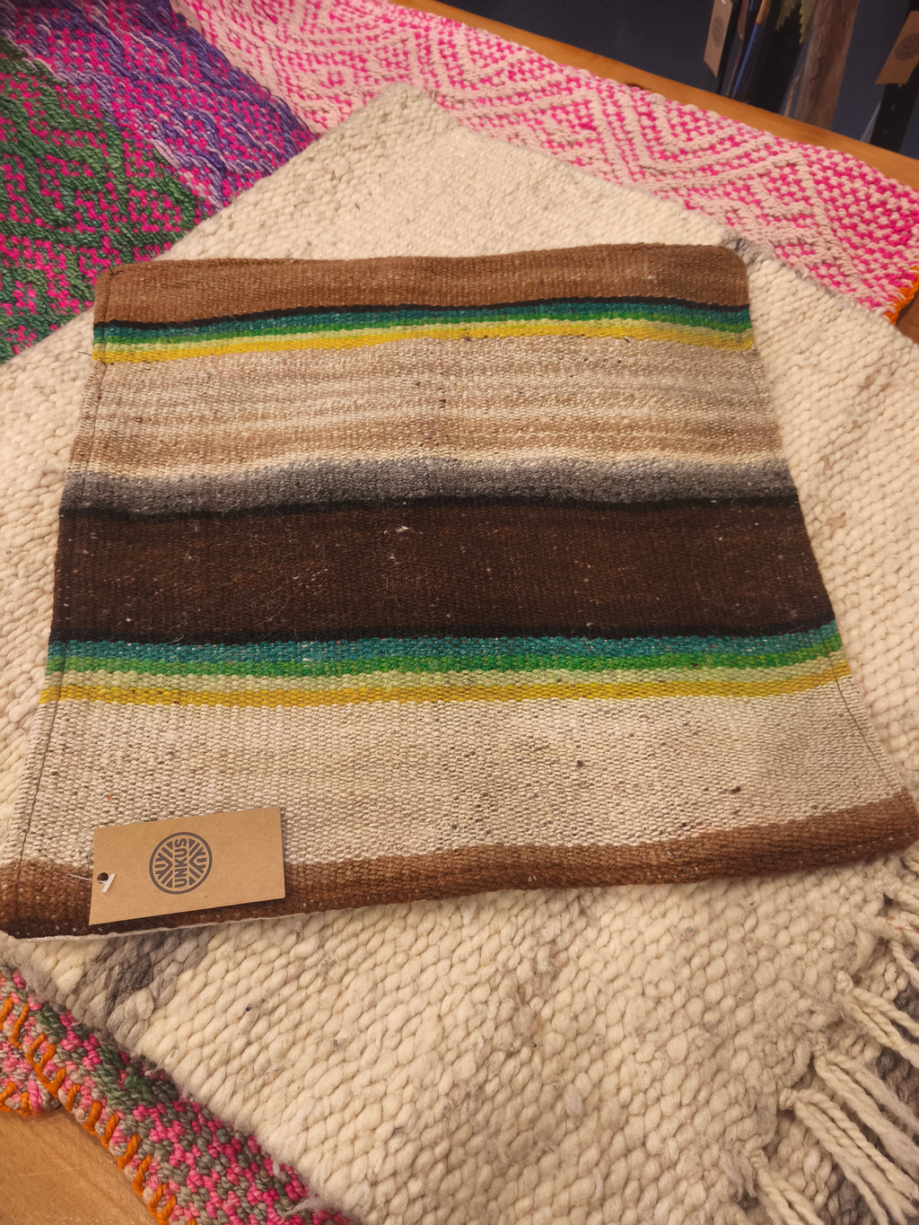 Funda de cojín andino 45x45cm