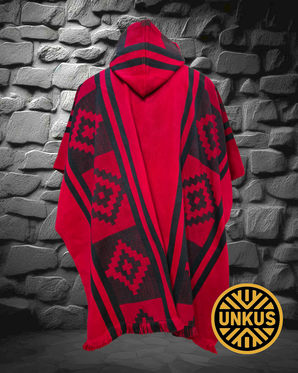 Poncho Kelü - Colección mapuche