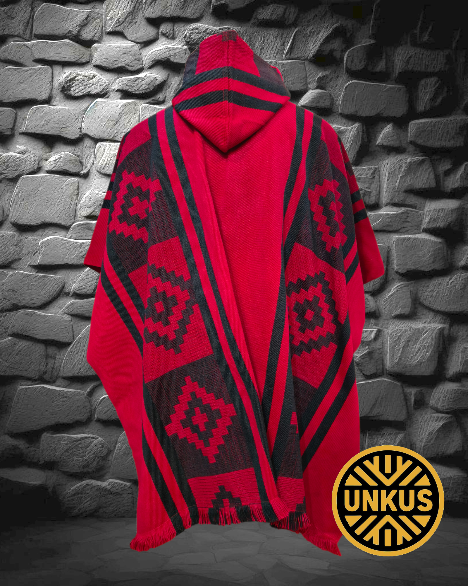 Poncho Kelü - Colección mapuche