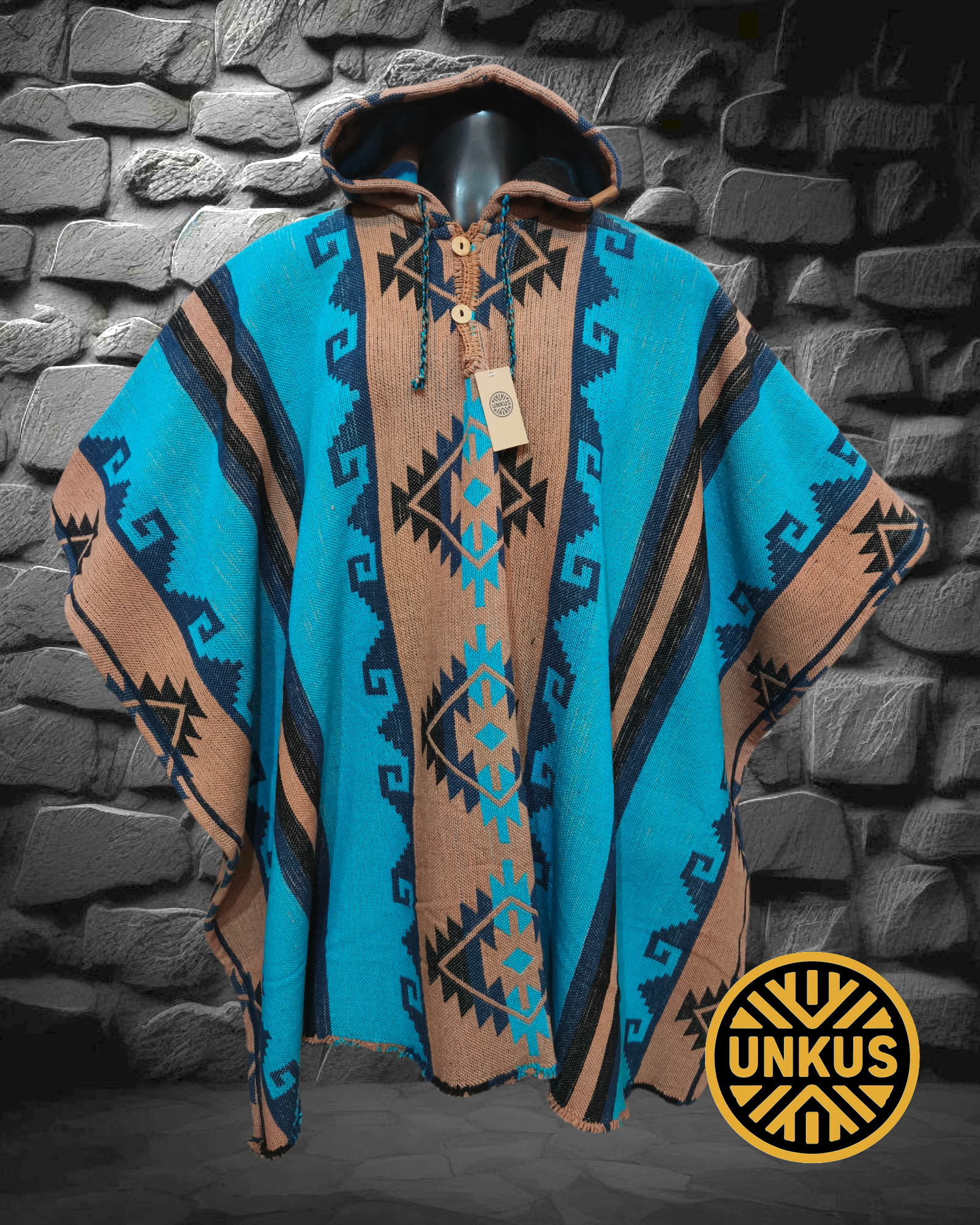 Poncho Rapa Nui - Colección Ancestral
