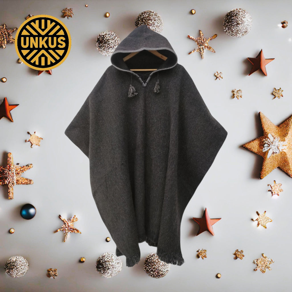 Poncho full marengo alpaca