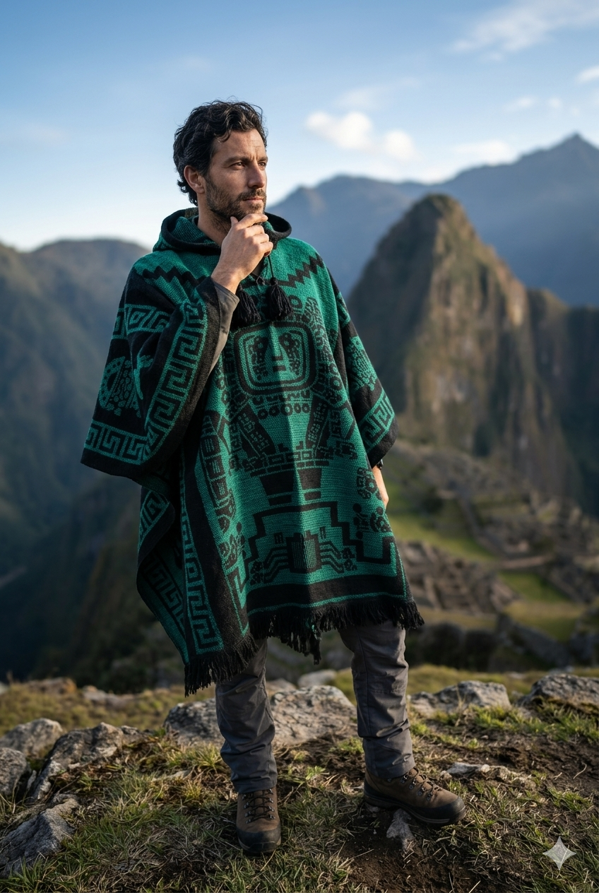 Poncho Inti - Esmeralda nativo