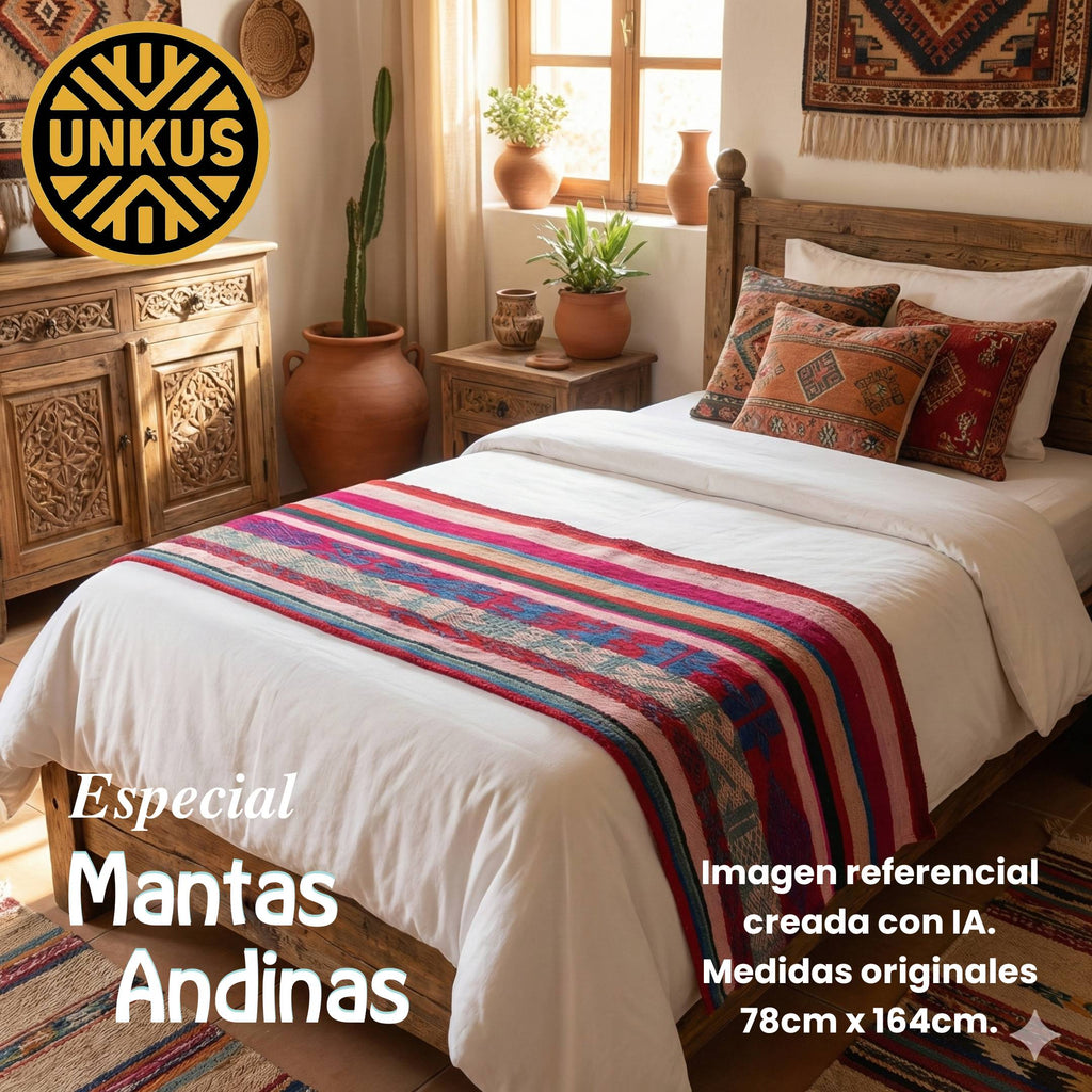 Manta andina 78x164cm