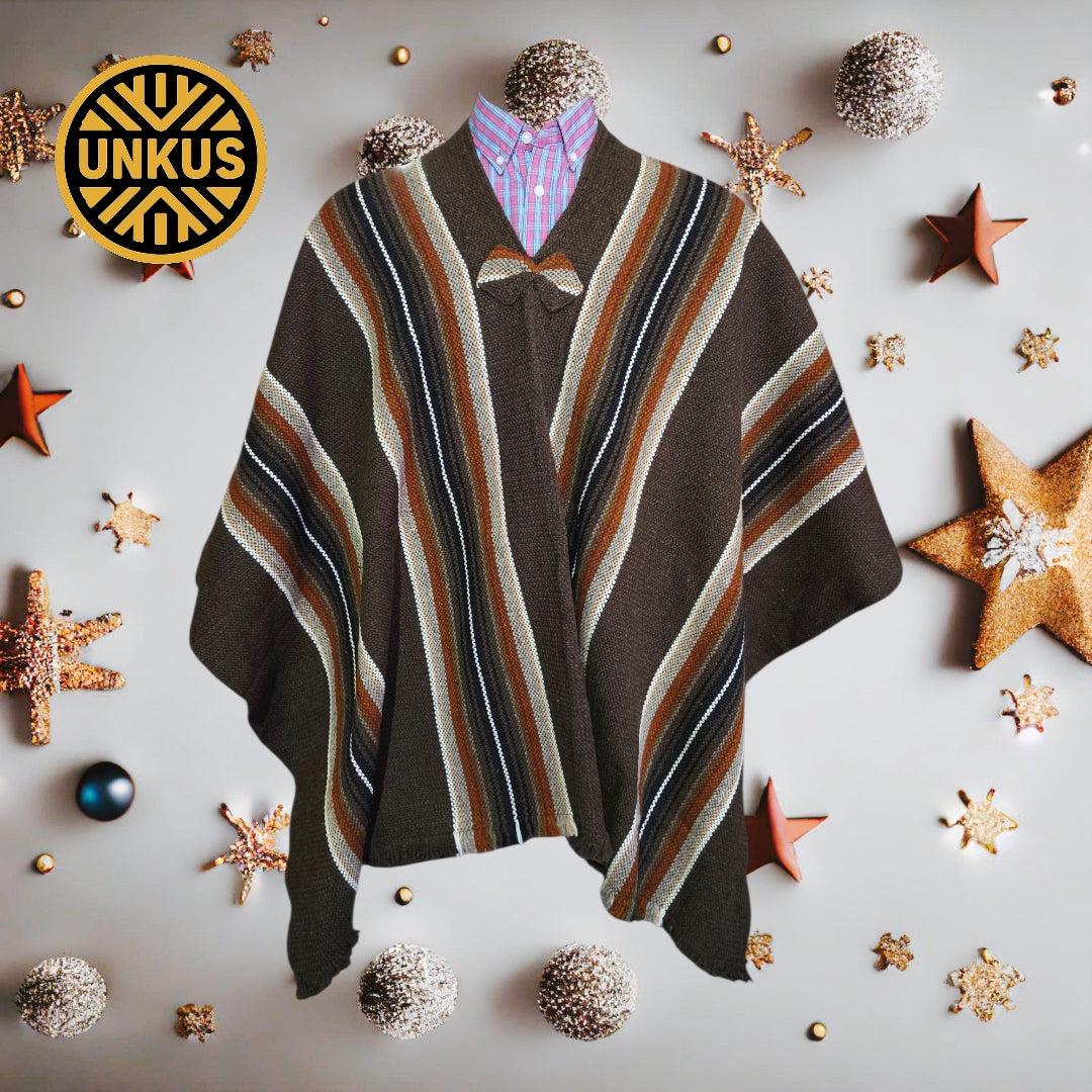 Poncho tradicional sin gorro