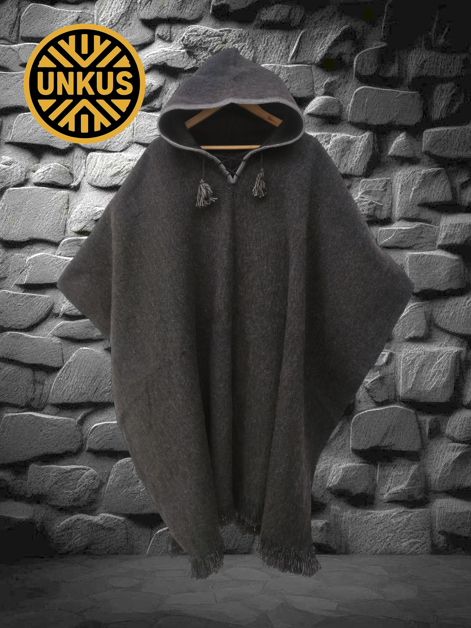 Poncho full marengo alpaca