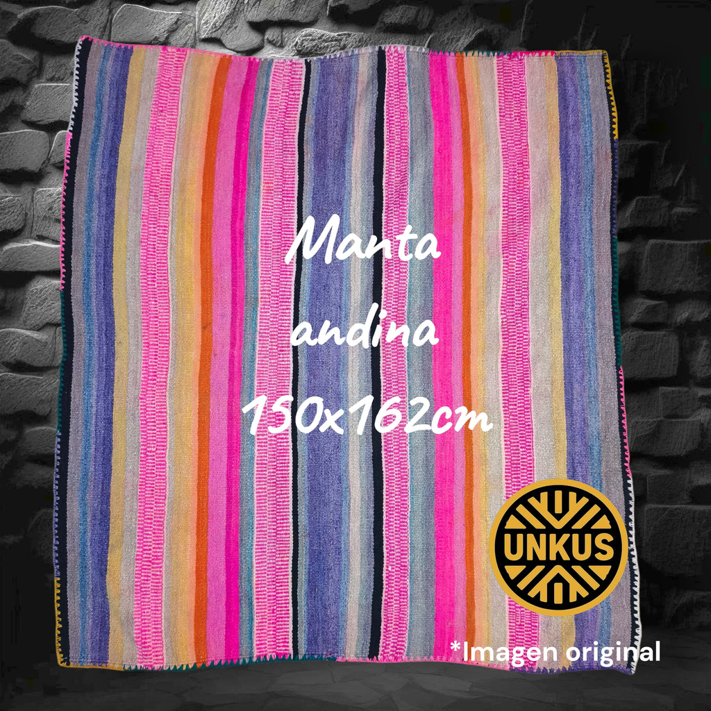 Manta andina 150x162 cm