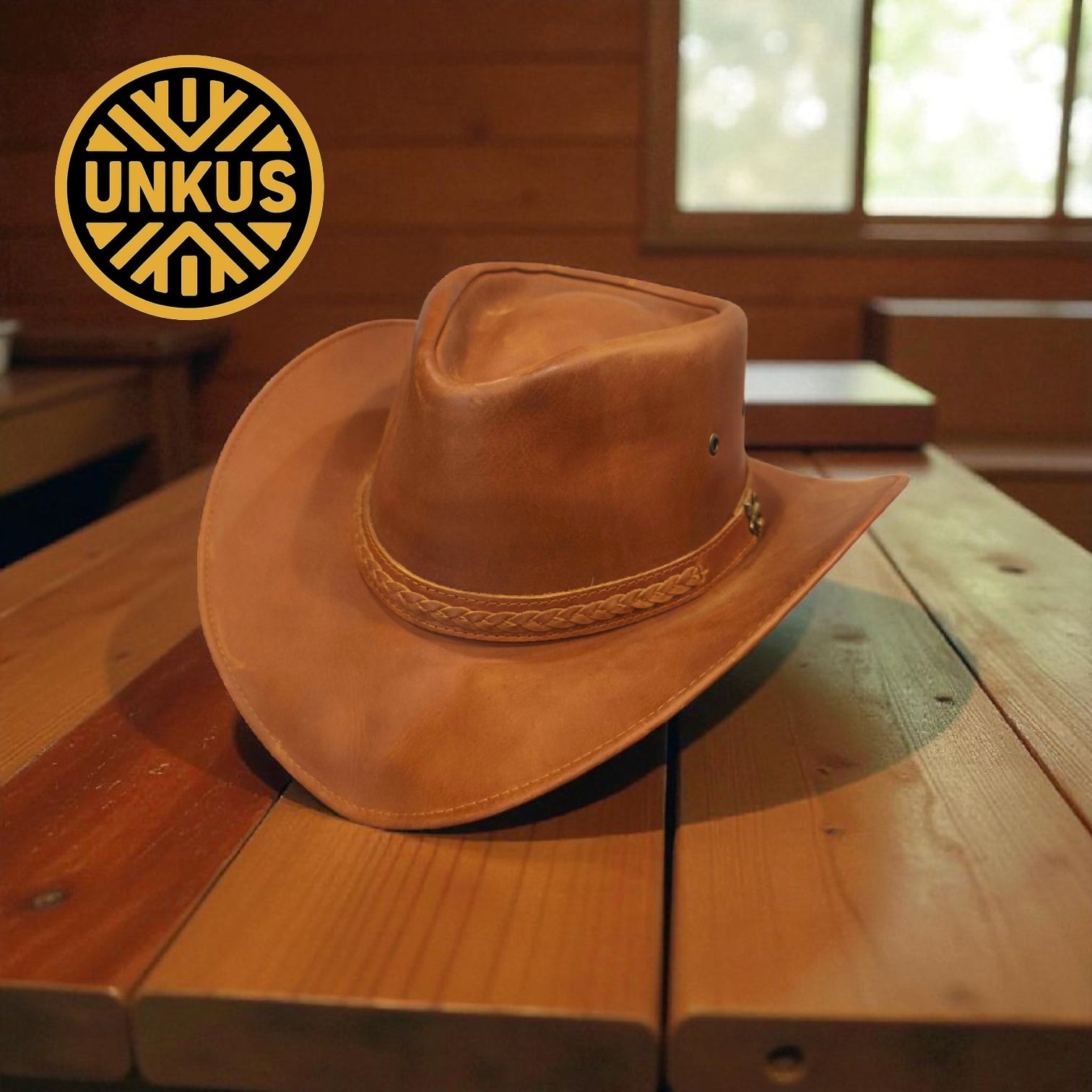 Sombrero llanero 100% cuero
