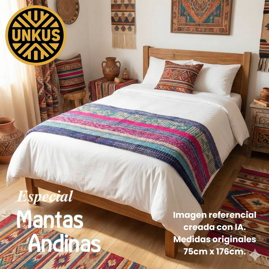 Manta andina 75x176cm