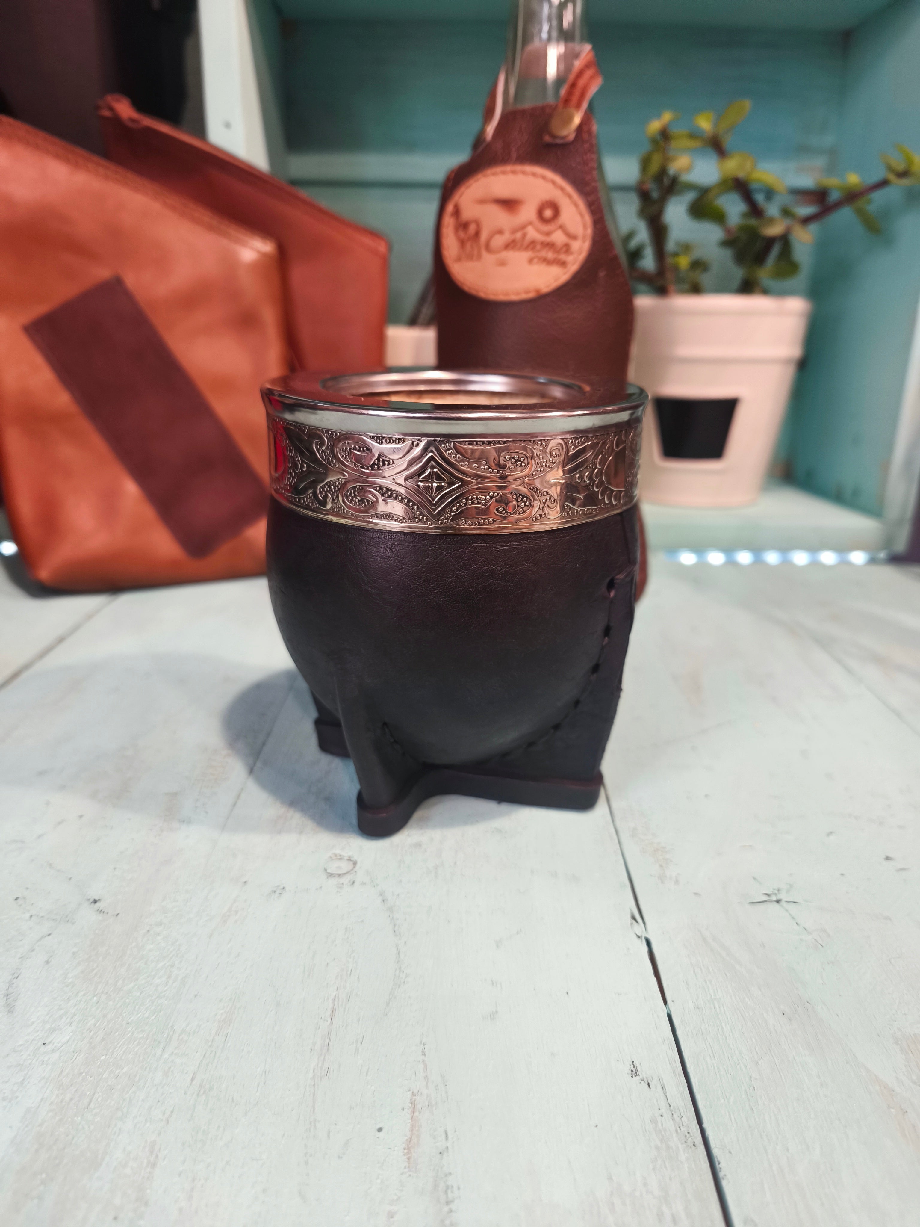 Mate imperial premium (calabaza/cuero)
