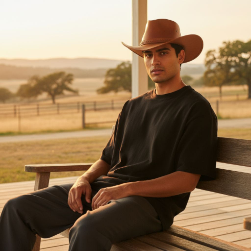 Sombrero llanero 100% cuero