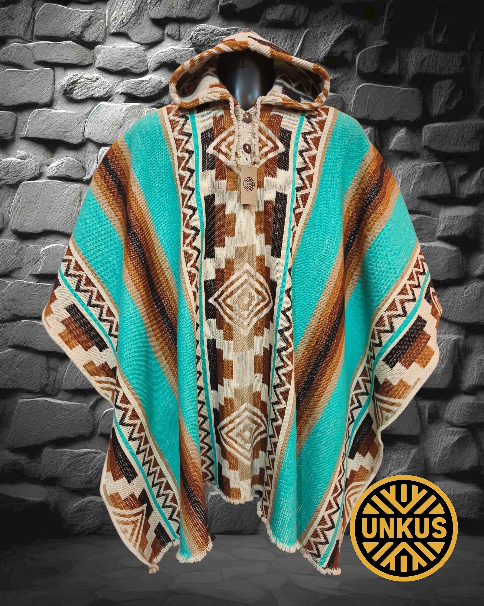 Poncho premium KARIB con capucha (varios colores)