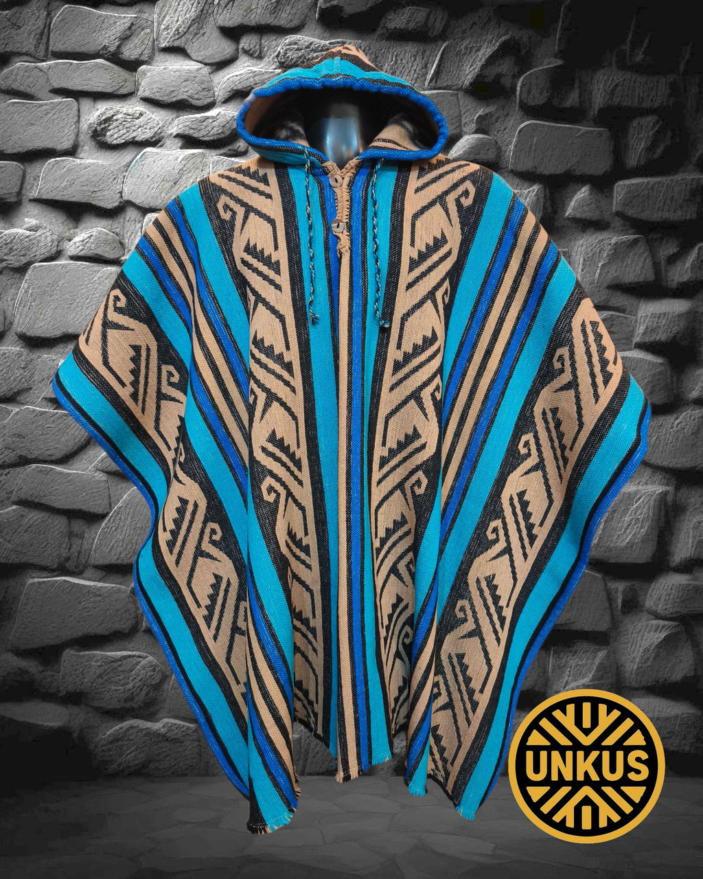 Poncho premium YAGAN con capucha