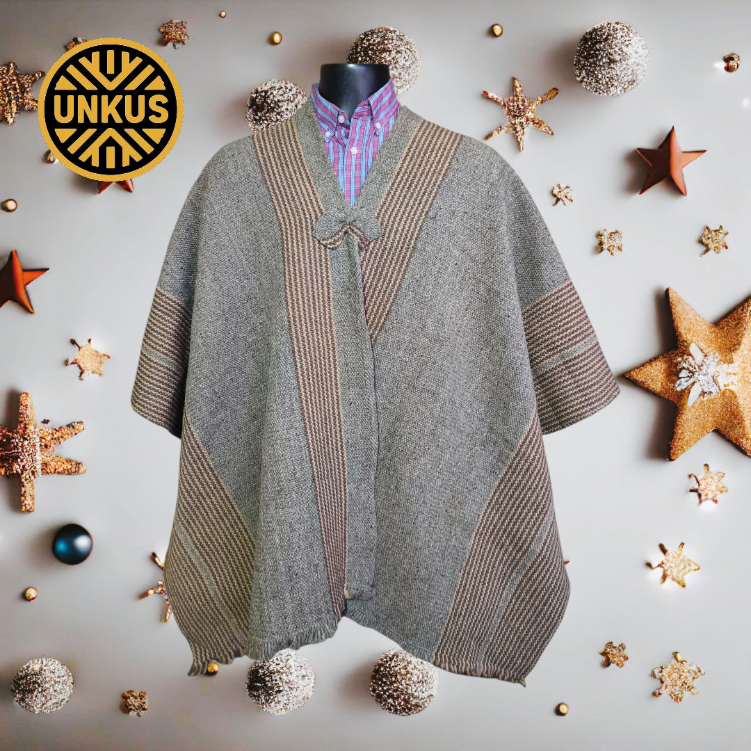 Poncho tradicional sin gorro