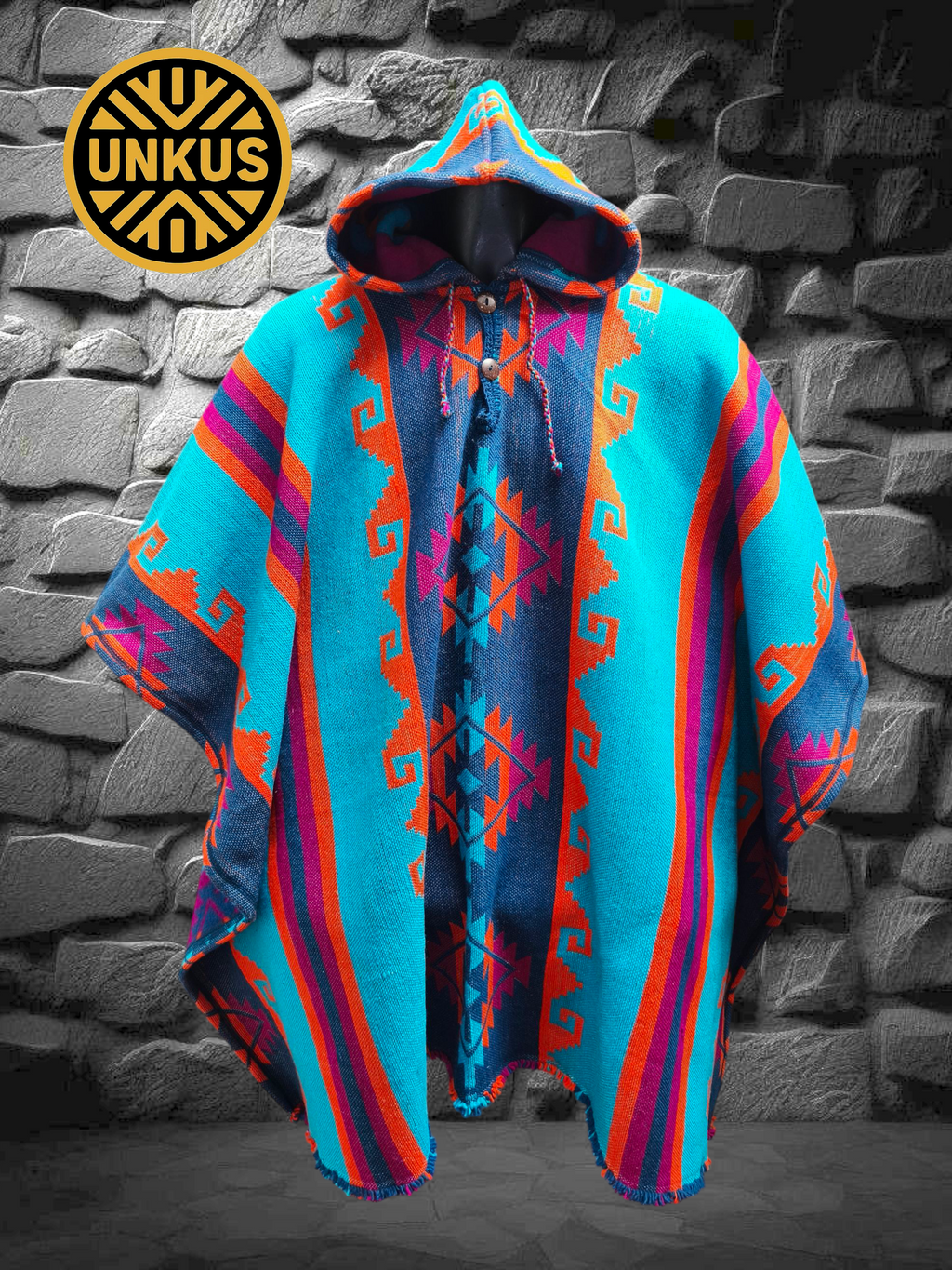 Poncho premium ATLANTE con capucha