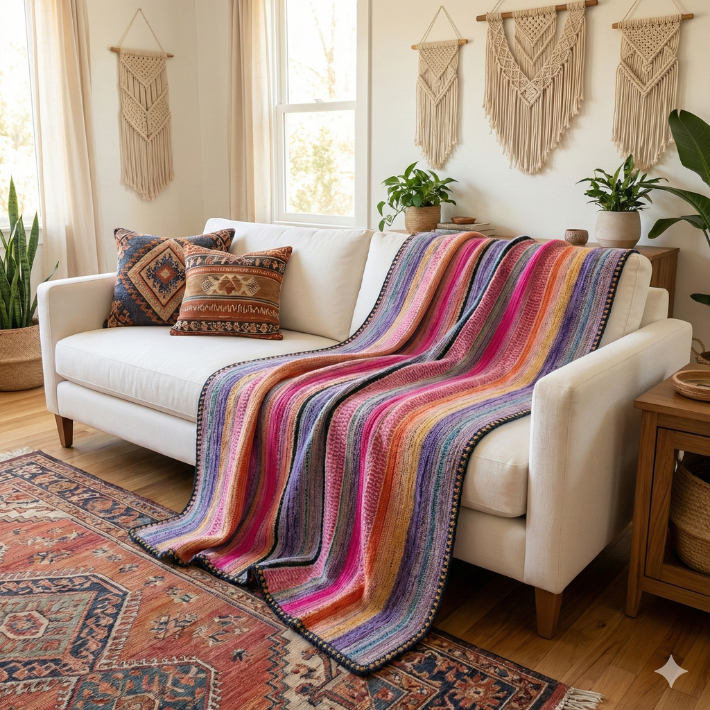 Manta andina 150x162 cm