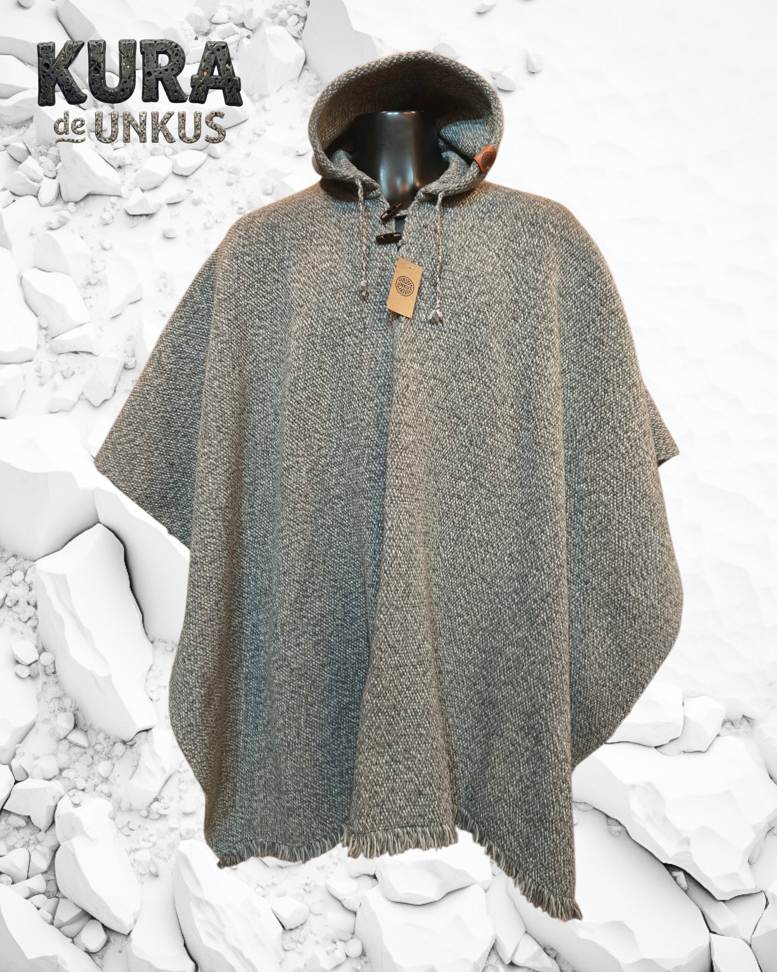 Poncho Premium Ceniza