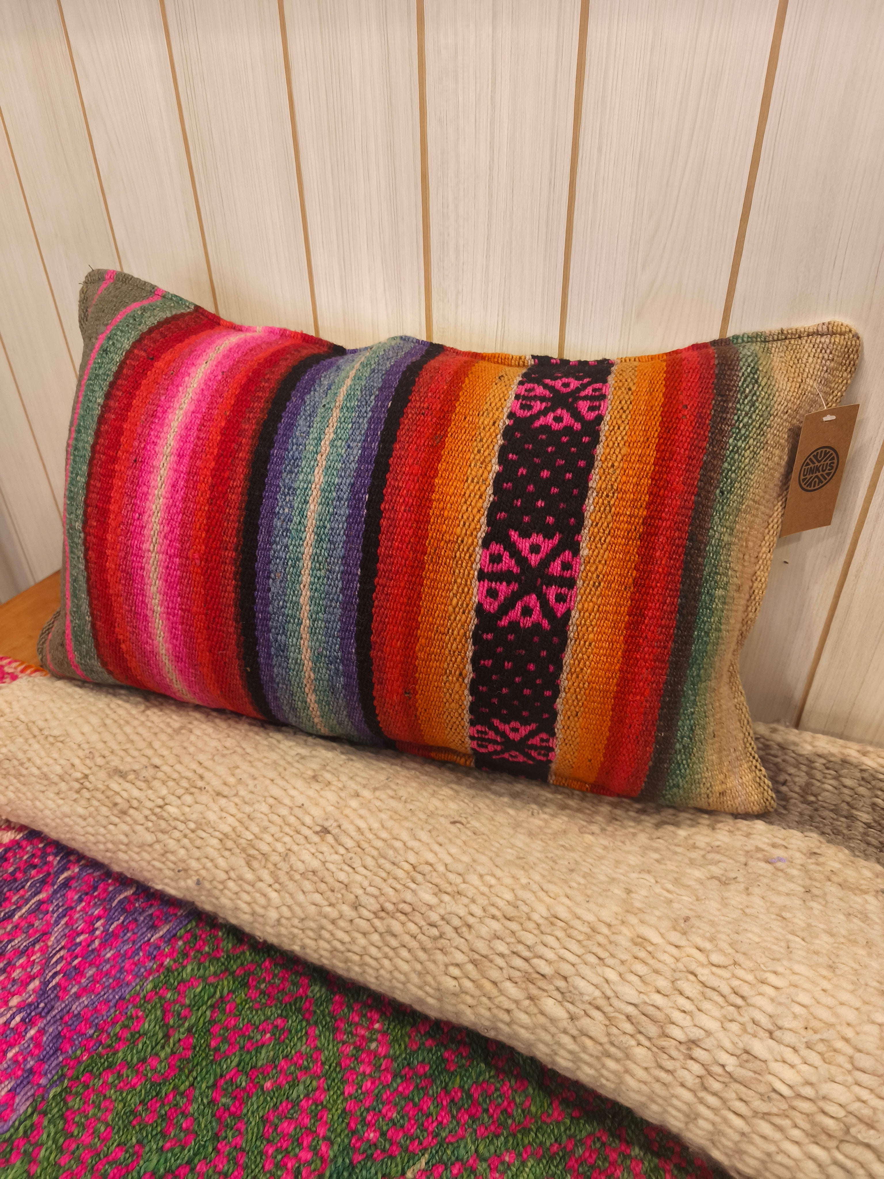 Funda de cojín andino 35x55cm