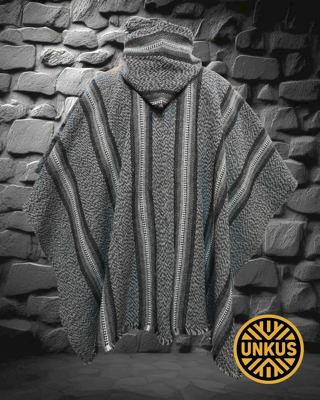 Poncho Pizarra - Colección Kura