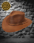 Sombrero 100% cuero Chocolate