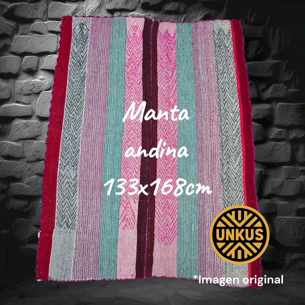 Manta andina 133x168cm