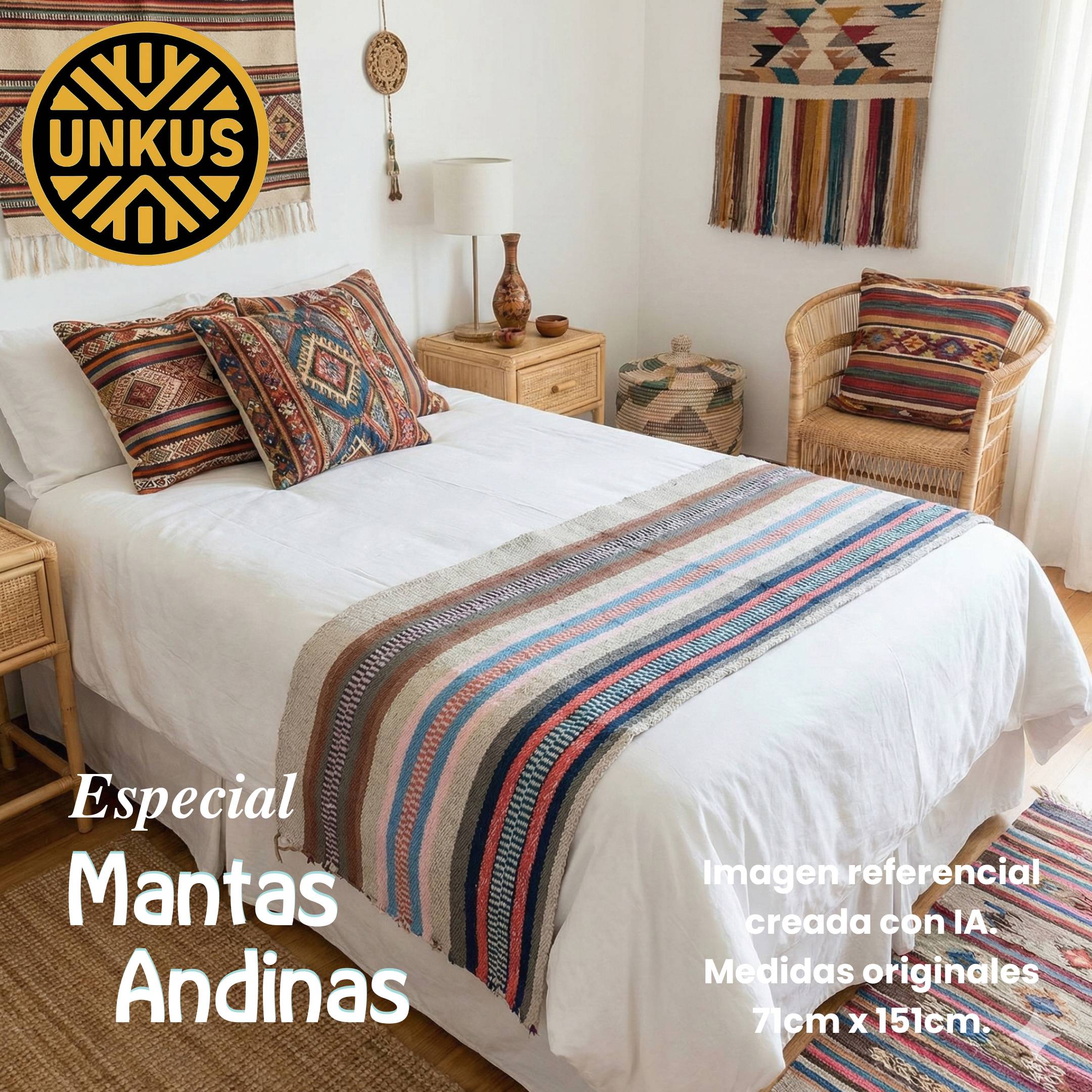 Manta andina 71x151cm